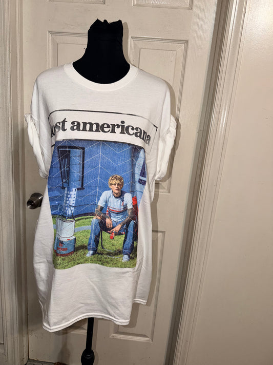 Machine Gun Kelly Oversized Distressed Tee