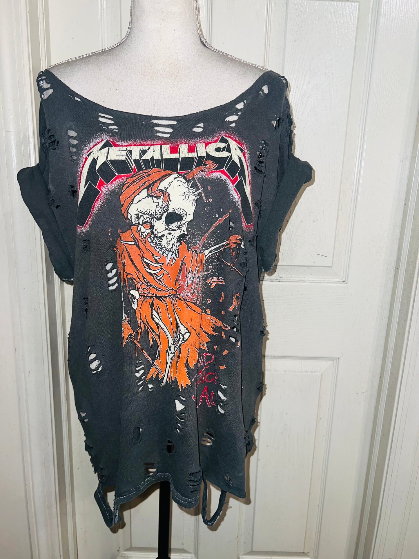 Metallica Oversized Distressed Tee (As Is)