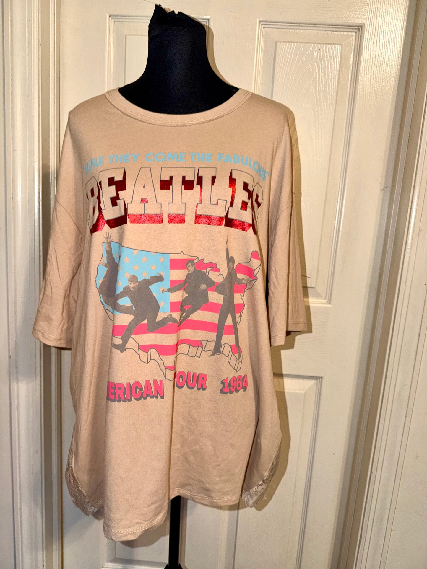 The Beatles Lace Oversized Tee
