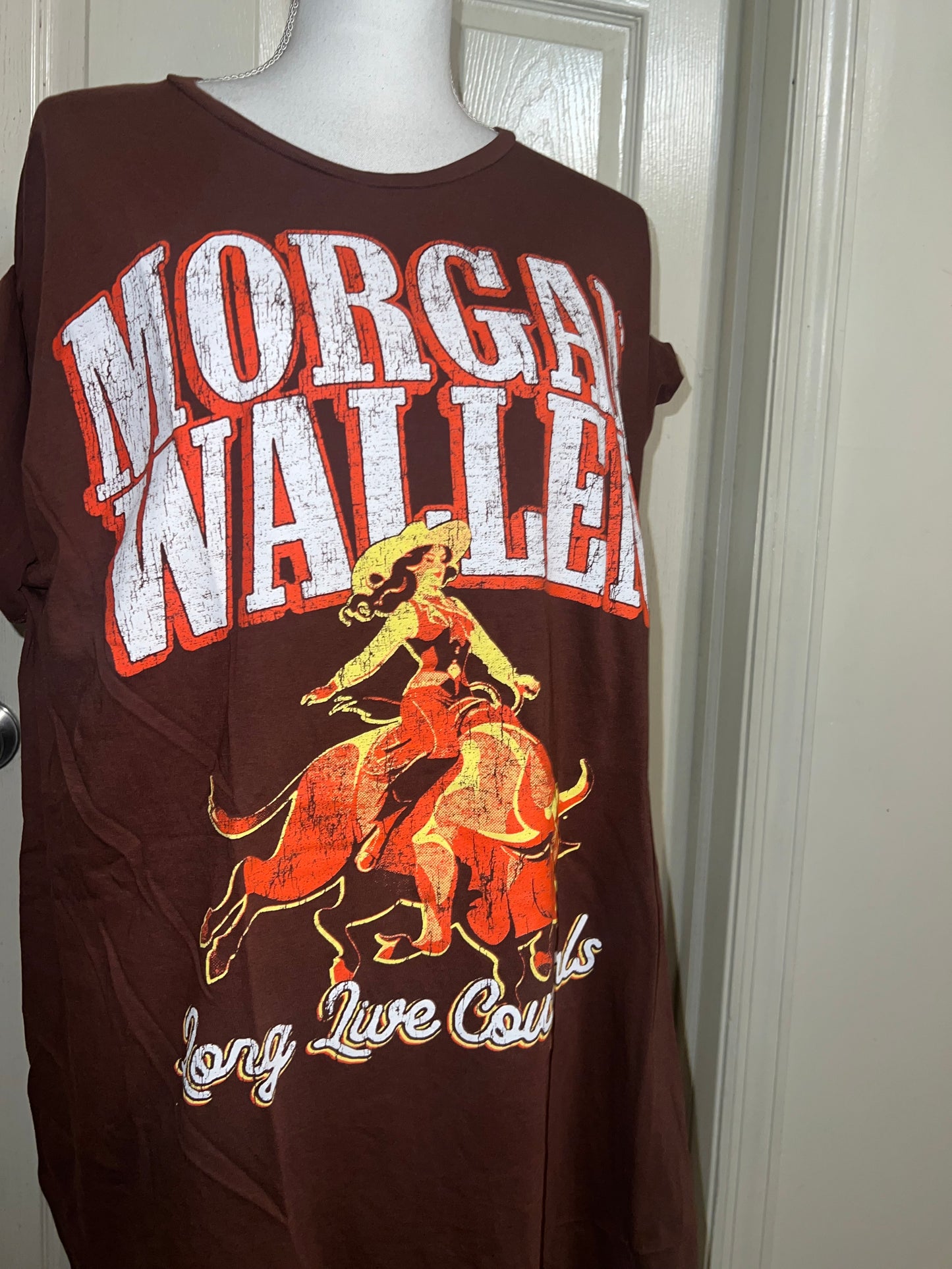 Morgan Wallen Oversized Distressed Tee