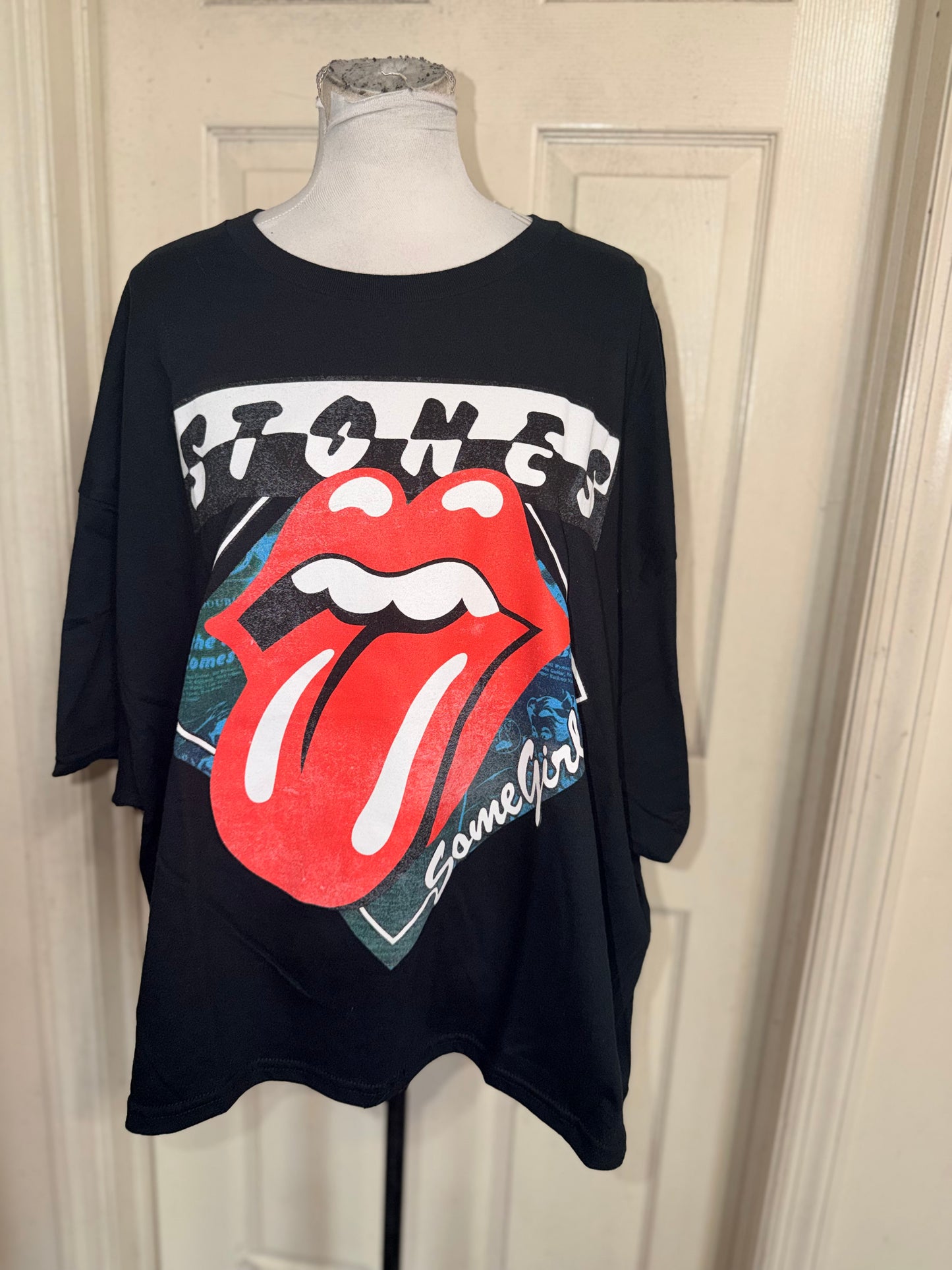 The Rolling Stones Oversized Distressed Tee
