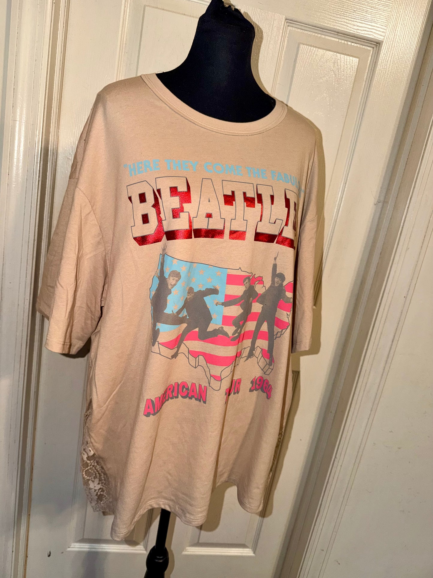 The Beatles Lace Oversized Tee