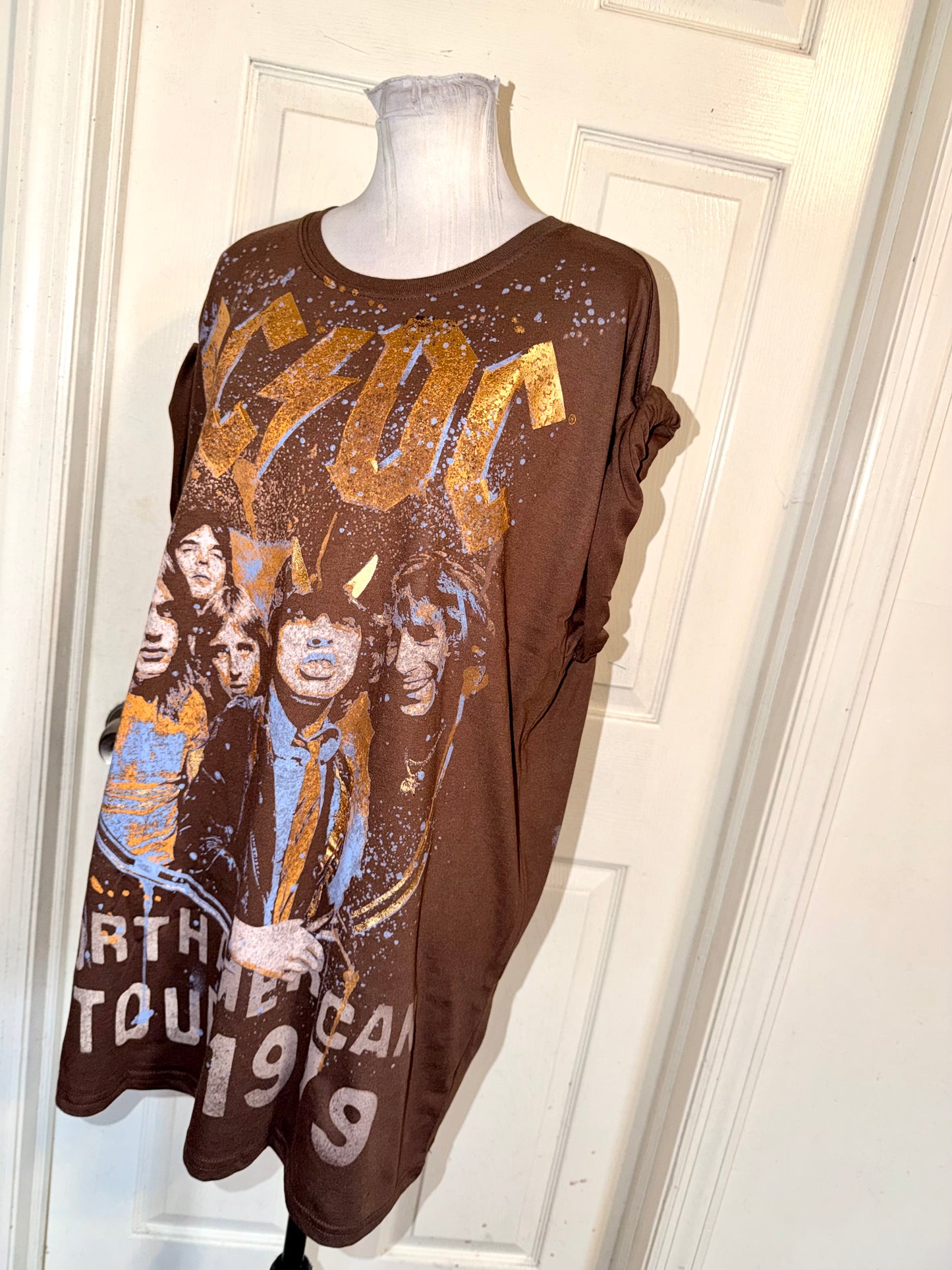 AC/DC Double Sides Oversized Tee