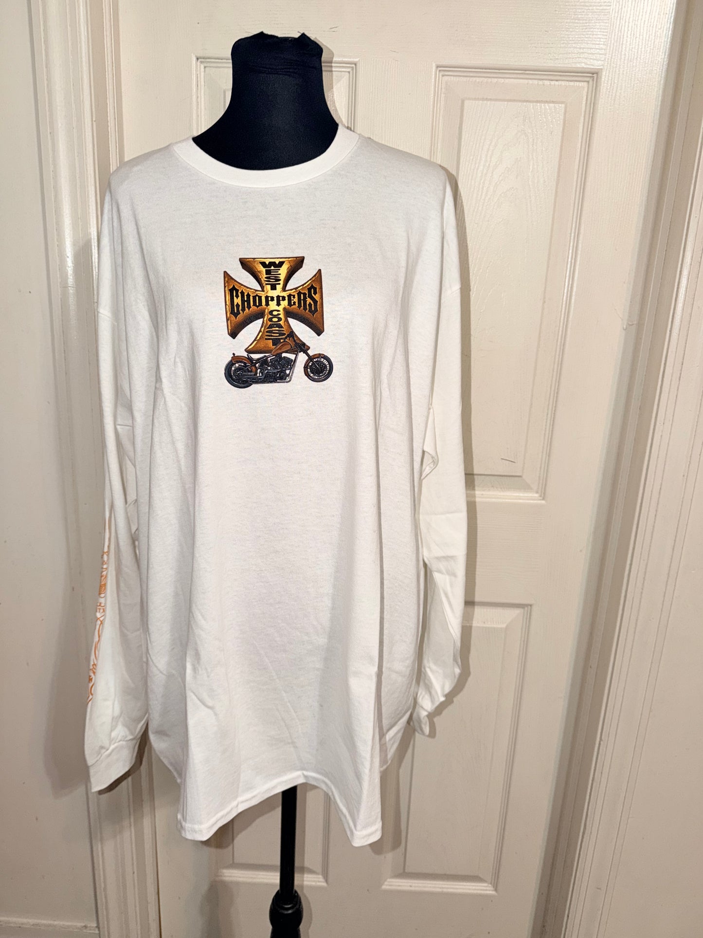 West Coast Choppers Double Sided Oversized Long Sleeve Tee