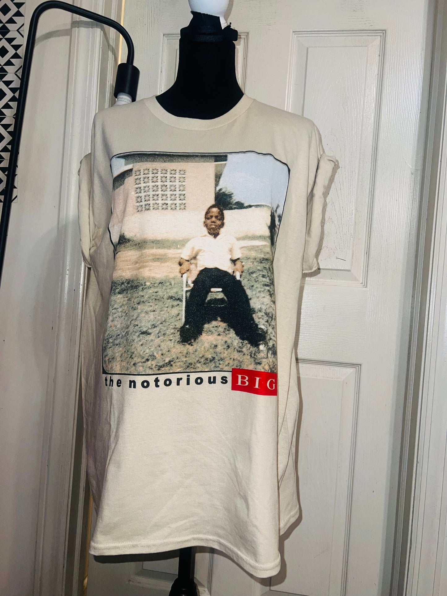 Notorious BIG Oversized Distressed Tee