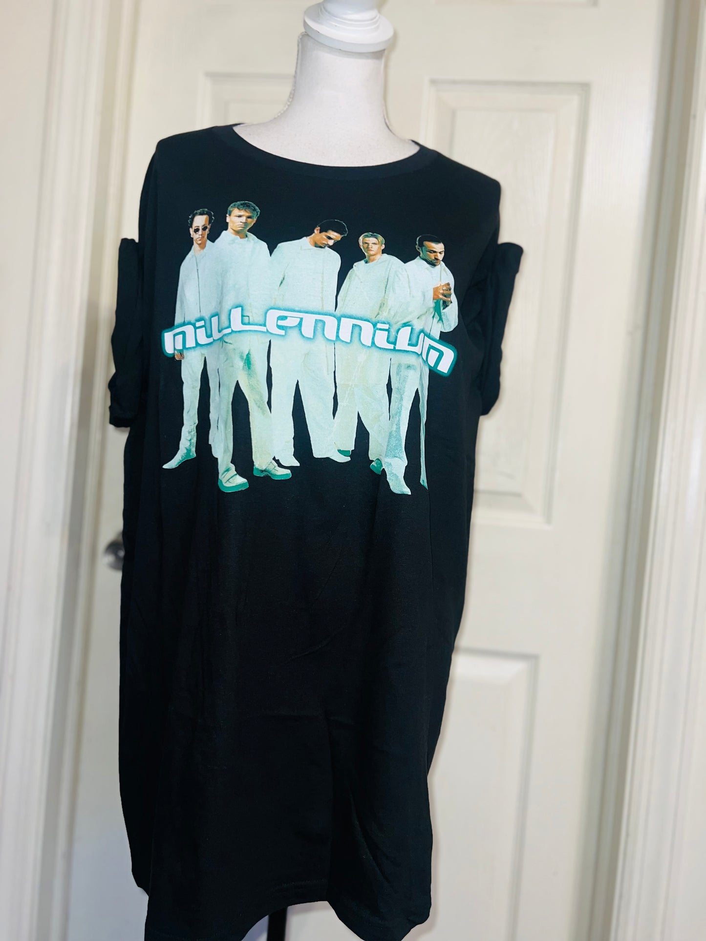 Backstreet Boys Oversized Distressed Tee