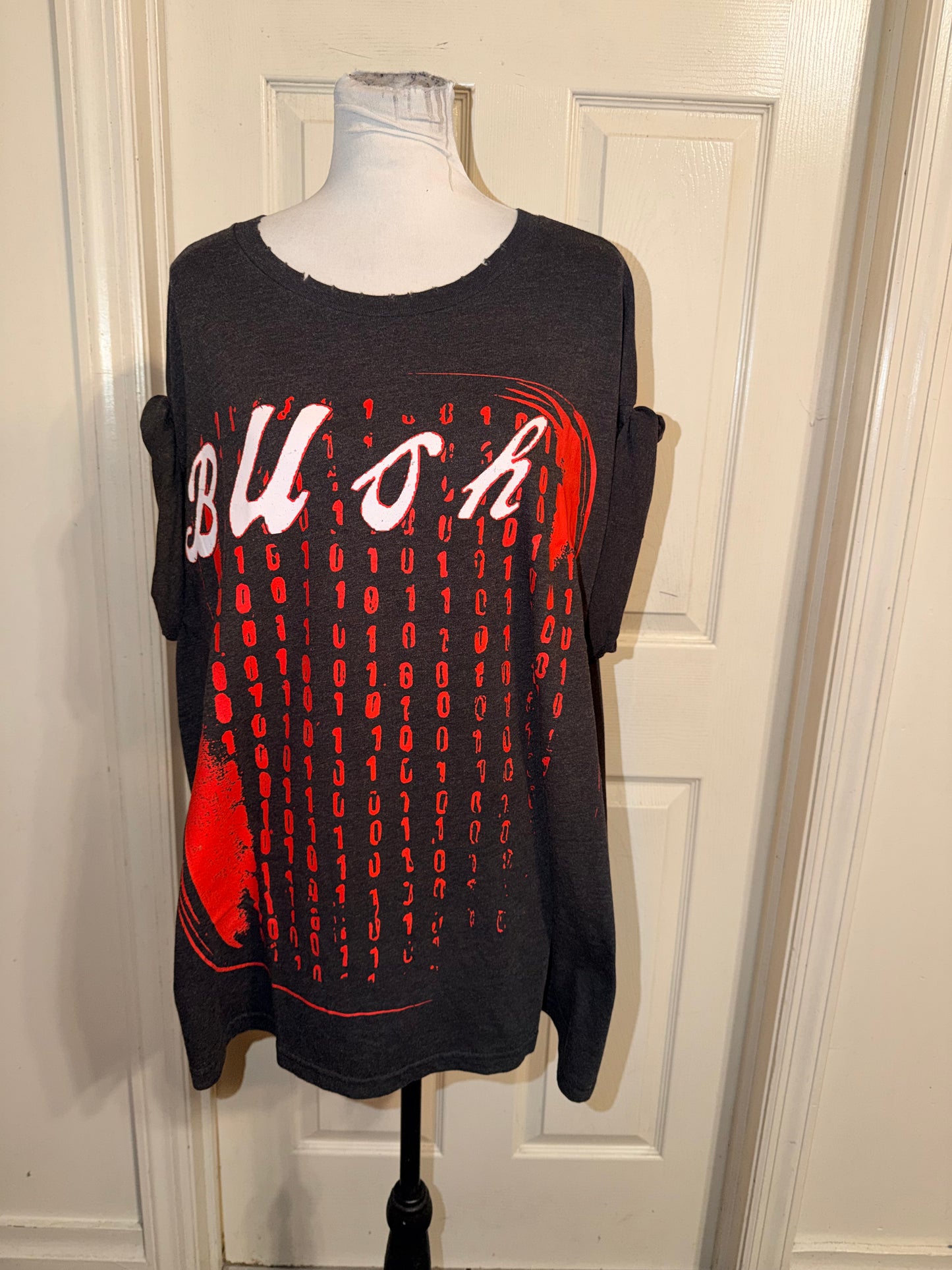 Bush Double Sided Oversized Distressed Tee