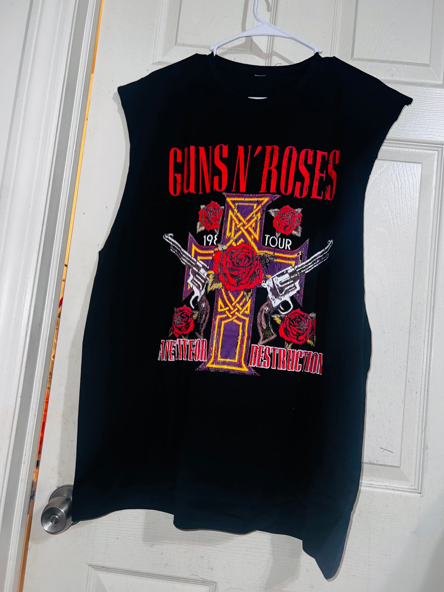 Guns n Roses Oversized Distressed Shirt (possibly dress)