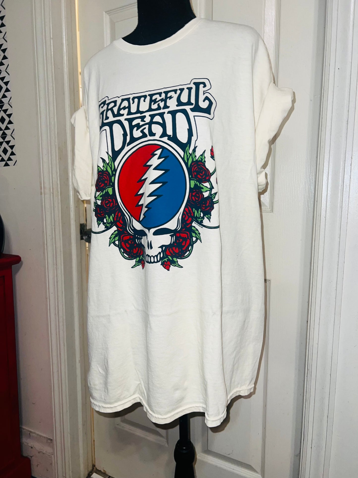 Grateful Dead Oversized Distressed Tee