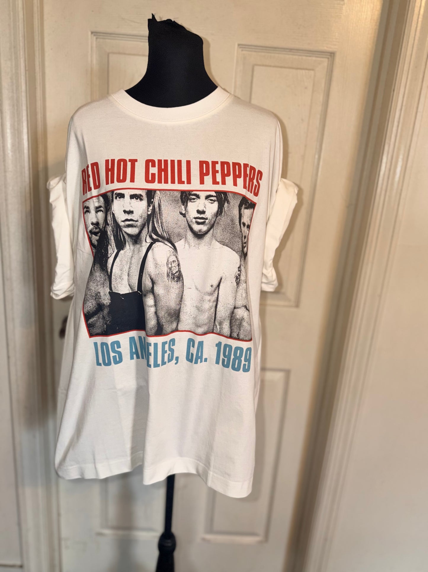 Red Hot Chili Peppers Oversized Distressed Tee