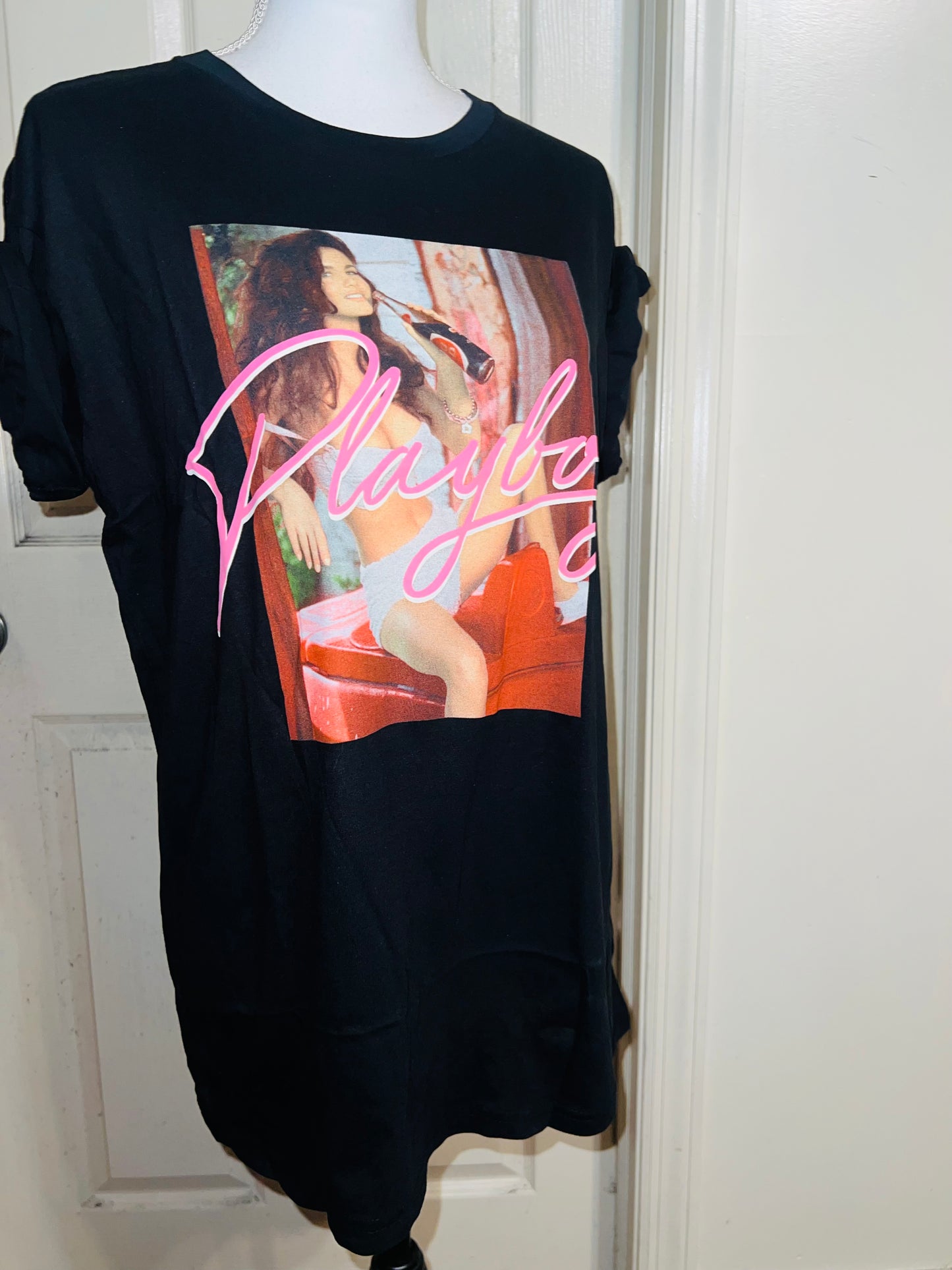 Playboy 1993 Cover Oversized Distressed Tee