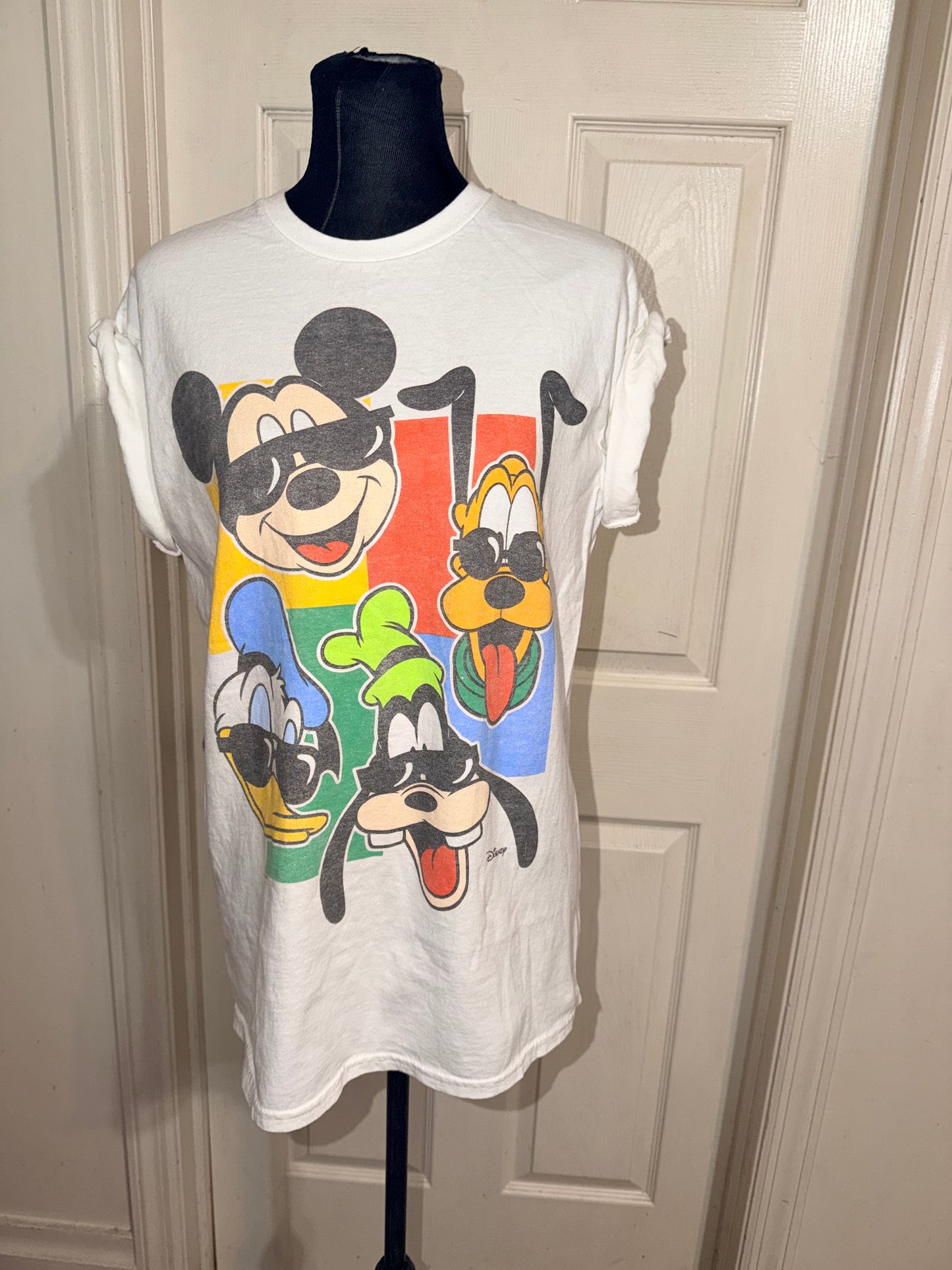 Disney Mickey Mouse Oversized Distressed Tee