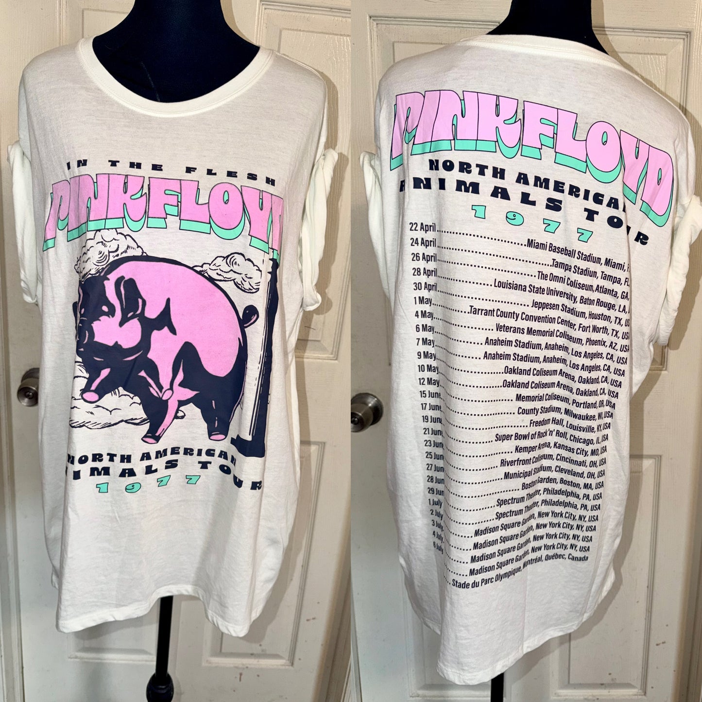 Pink Floyd Double Sided Oversized Tee