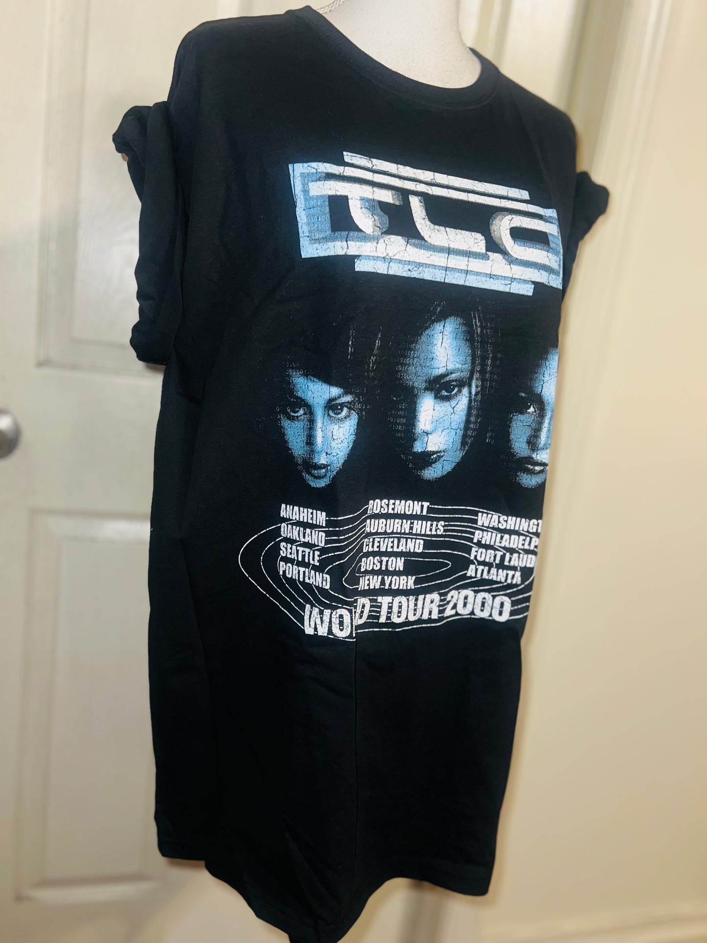 TLC Oversized Distressed Tee