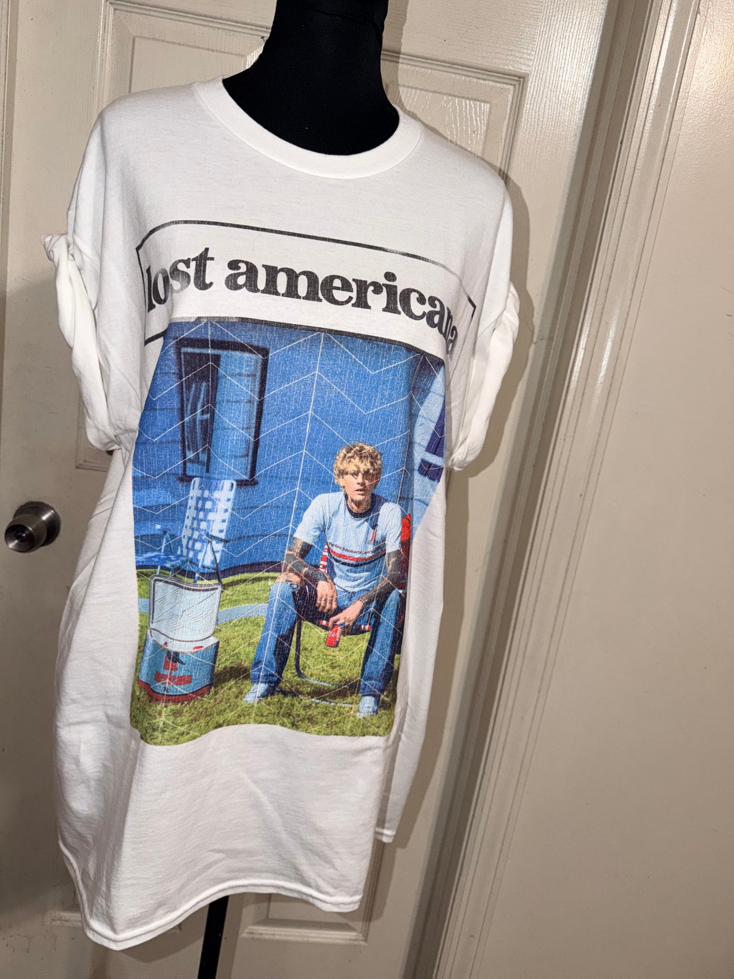 Machine Gun Kelly Oversized Distressed Tee