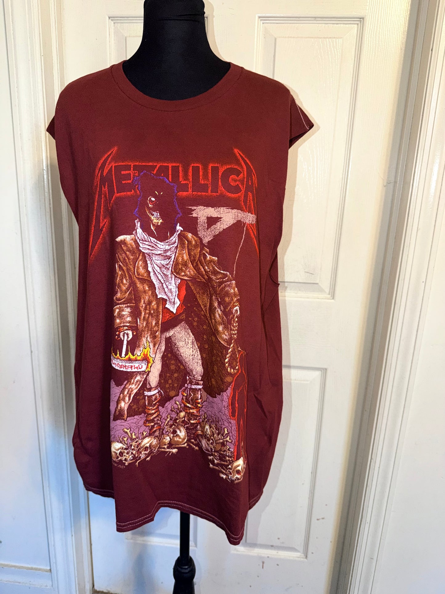 Metallica Oversized Double Sided Tann
