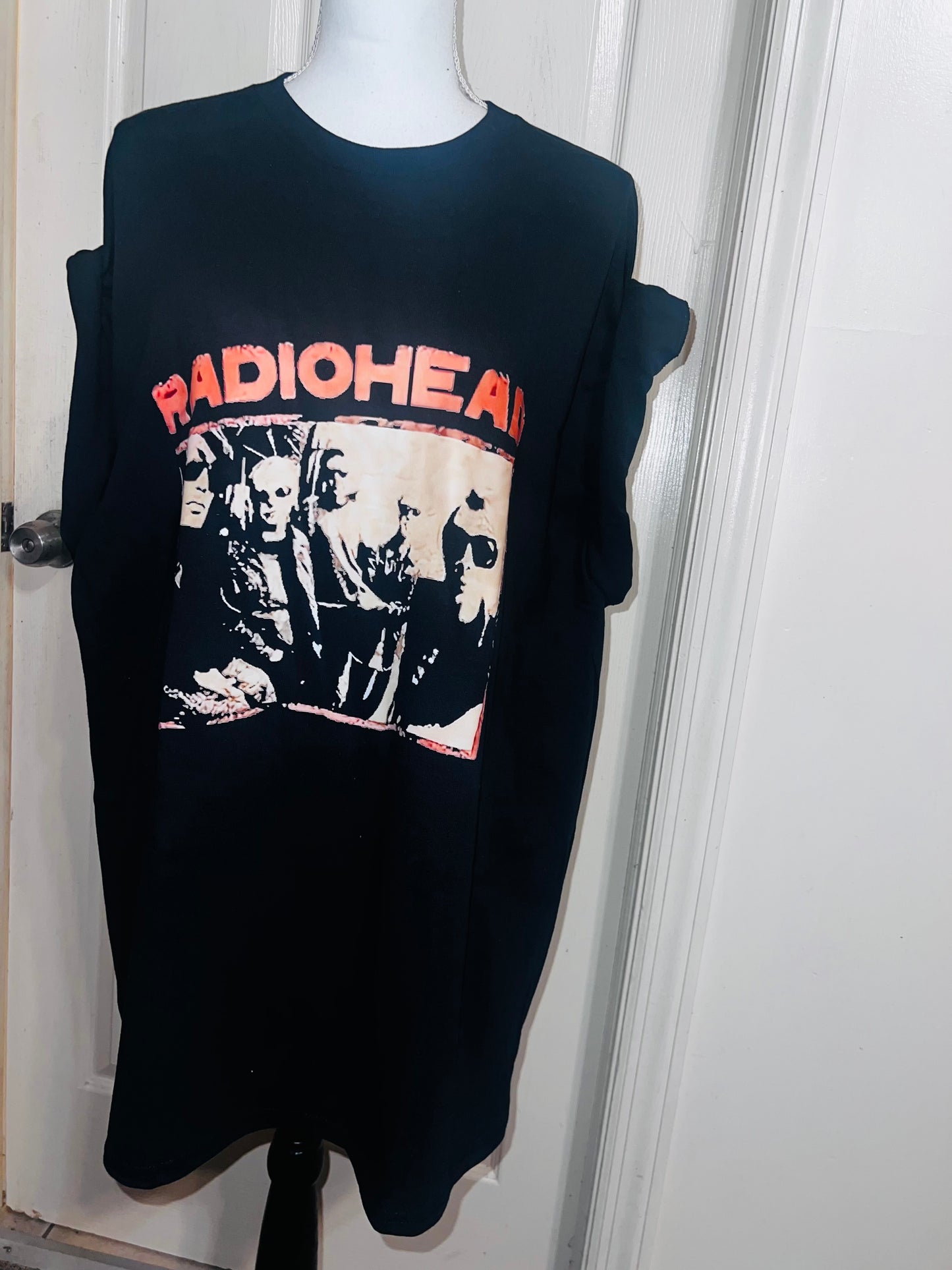 Radiohead Oversized Distressed Tee