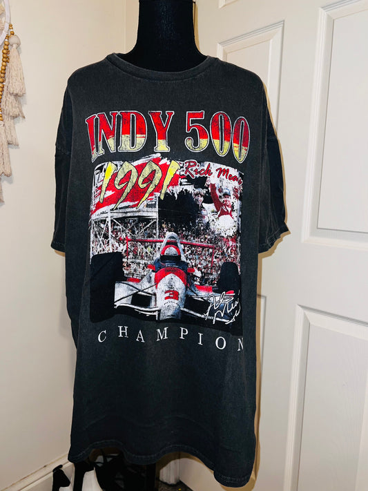 Indy 500 Oversized Distressed Tee