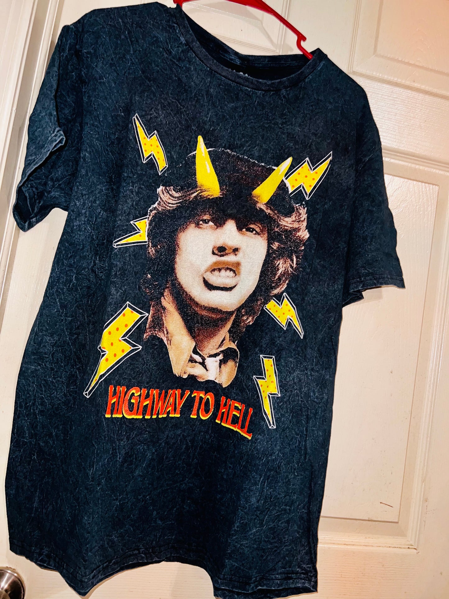 AC/DC Angus Young Highway to Hell Oversized Tee