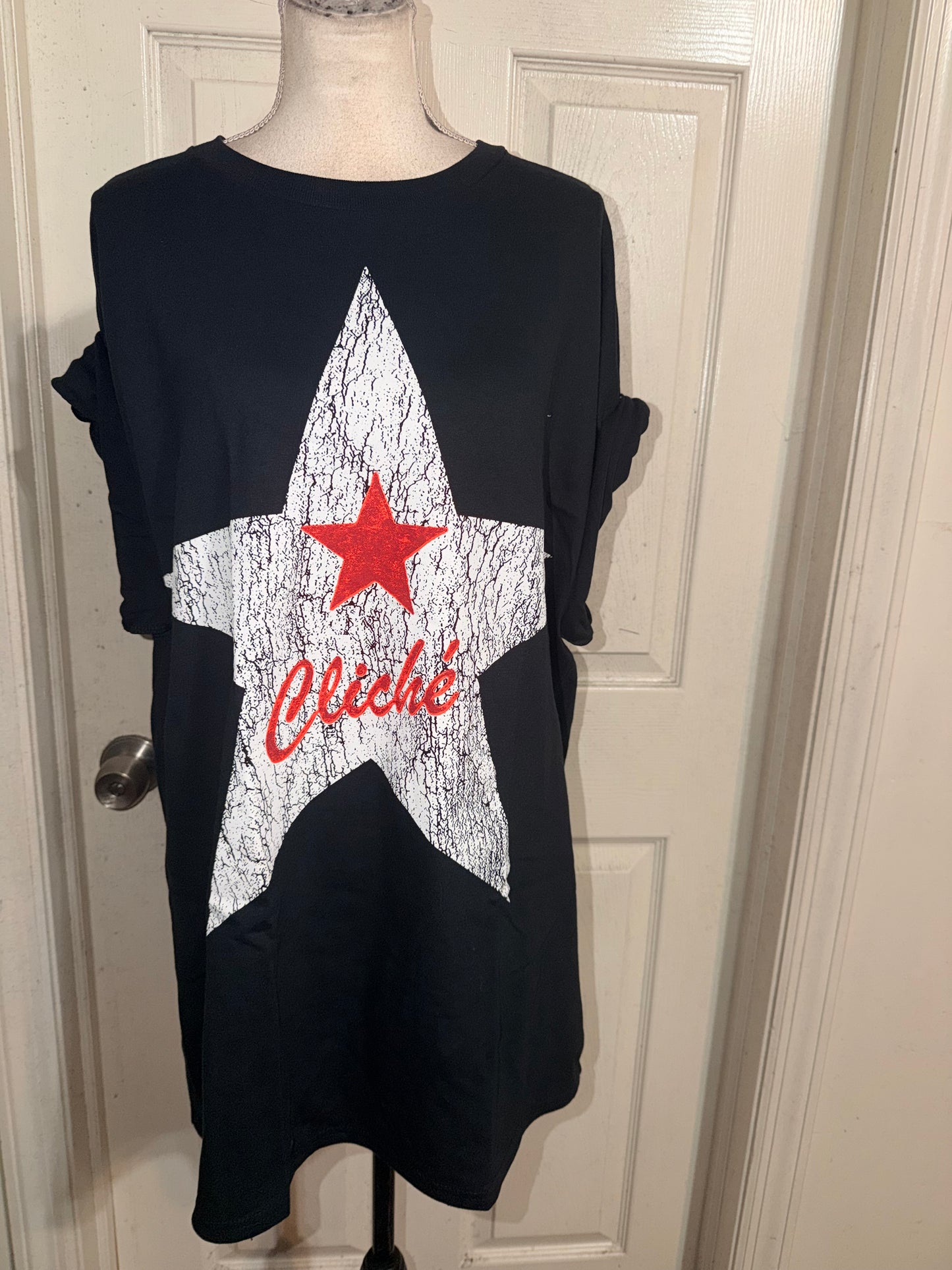 Machine Gun Kelly Double Sided Oversized Distressed Tee