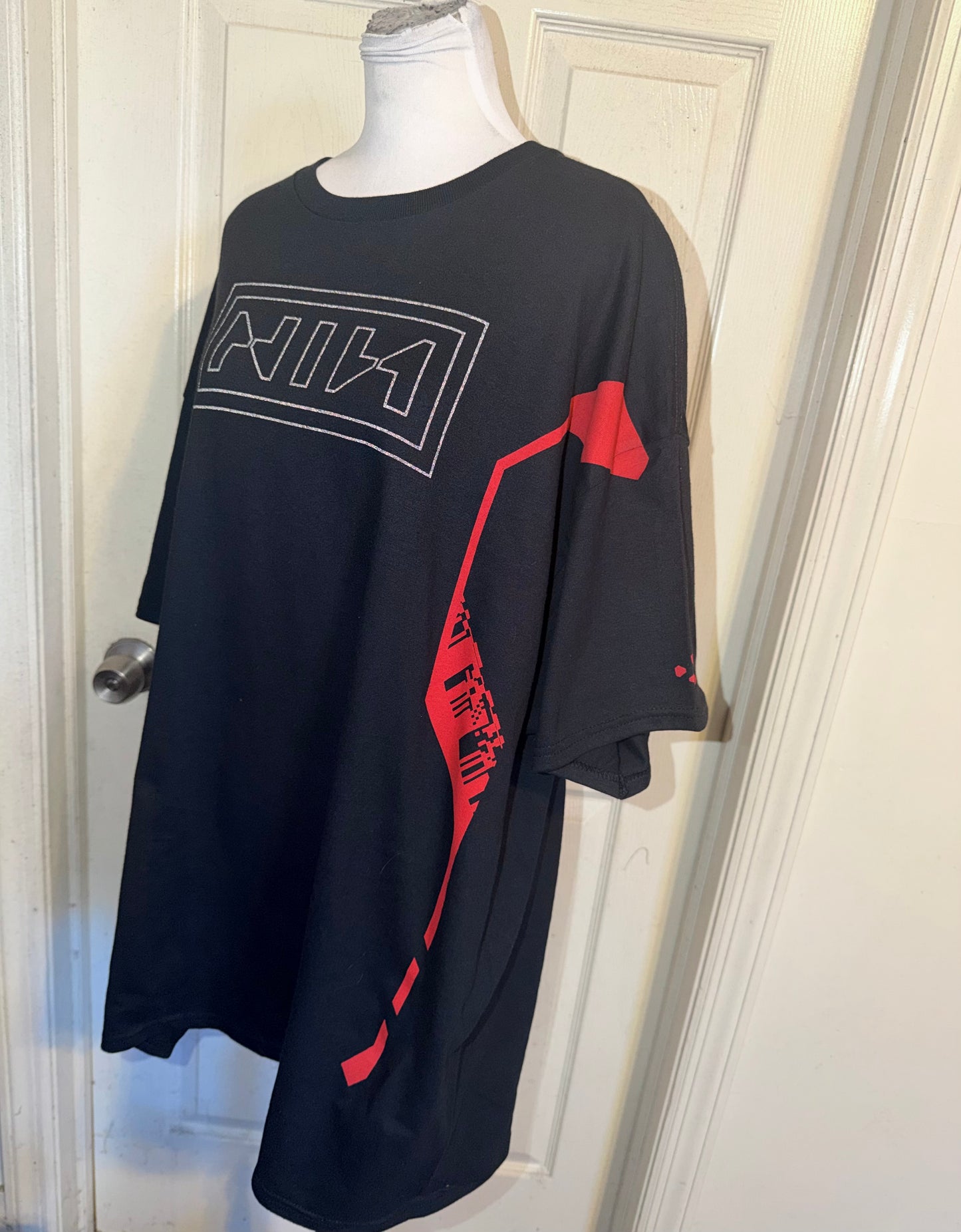 Nine Inch Nails Double Sided Oversized Distressed Tee