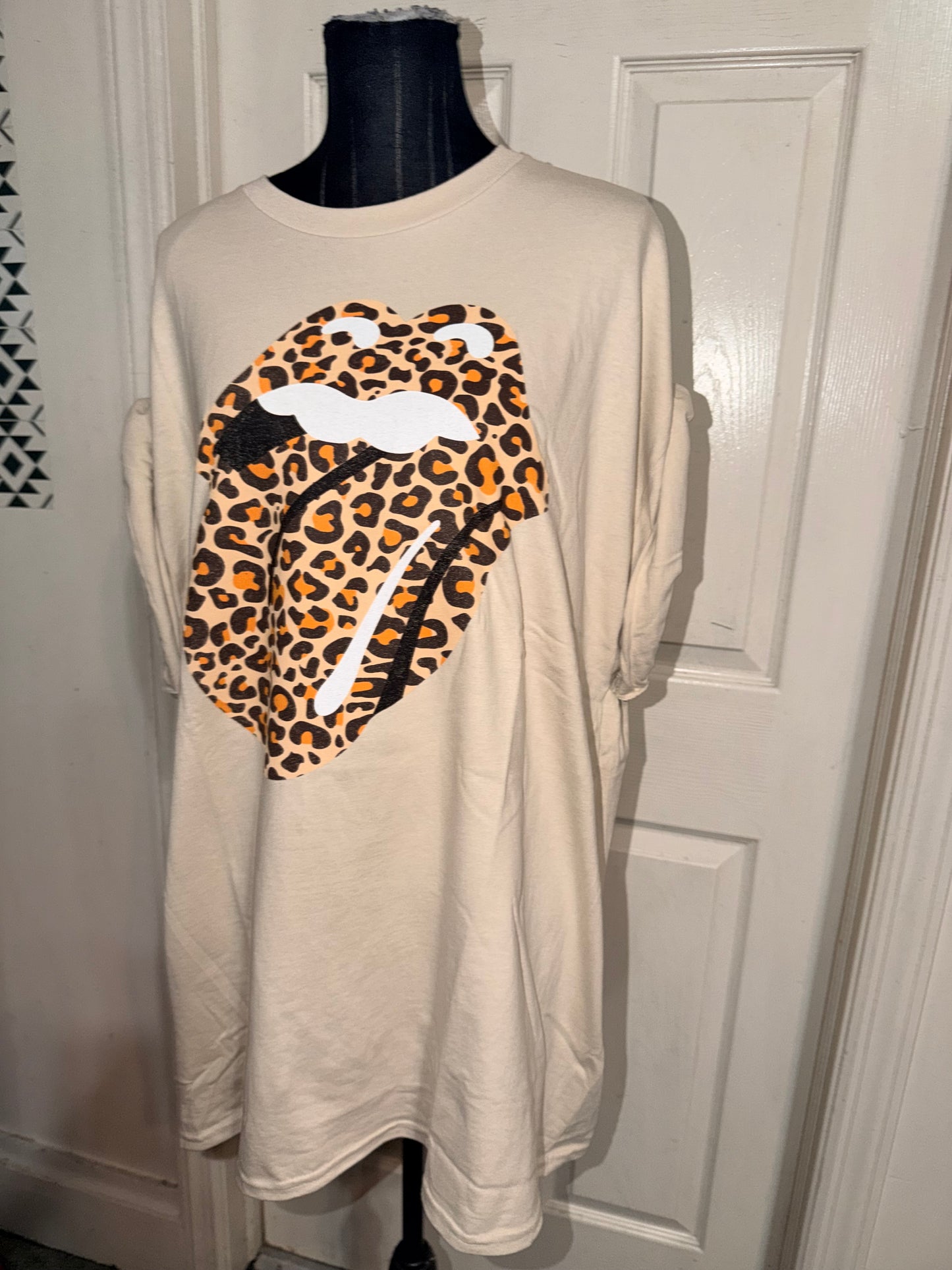The Rolling Stones Oversized Distressed Tee