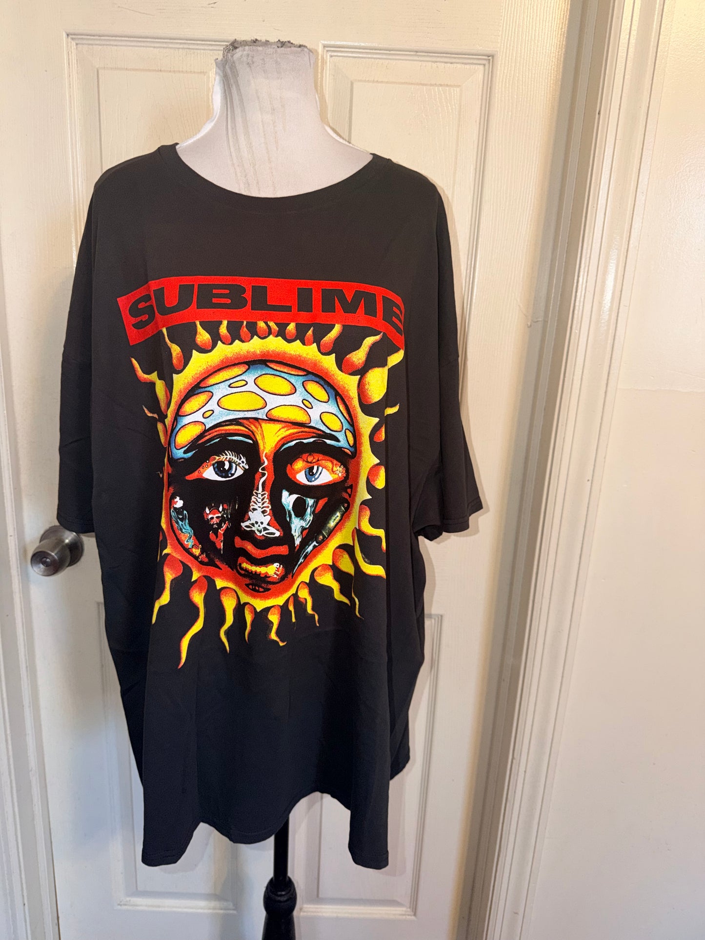 Sublime Double Sided Oversized Distressed Tee