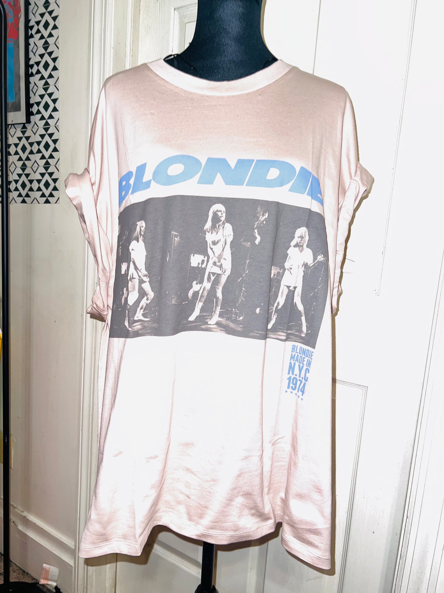 Blondie Oversized Distressed Tee