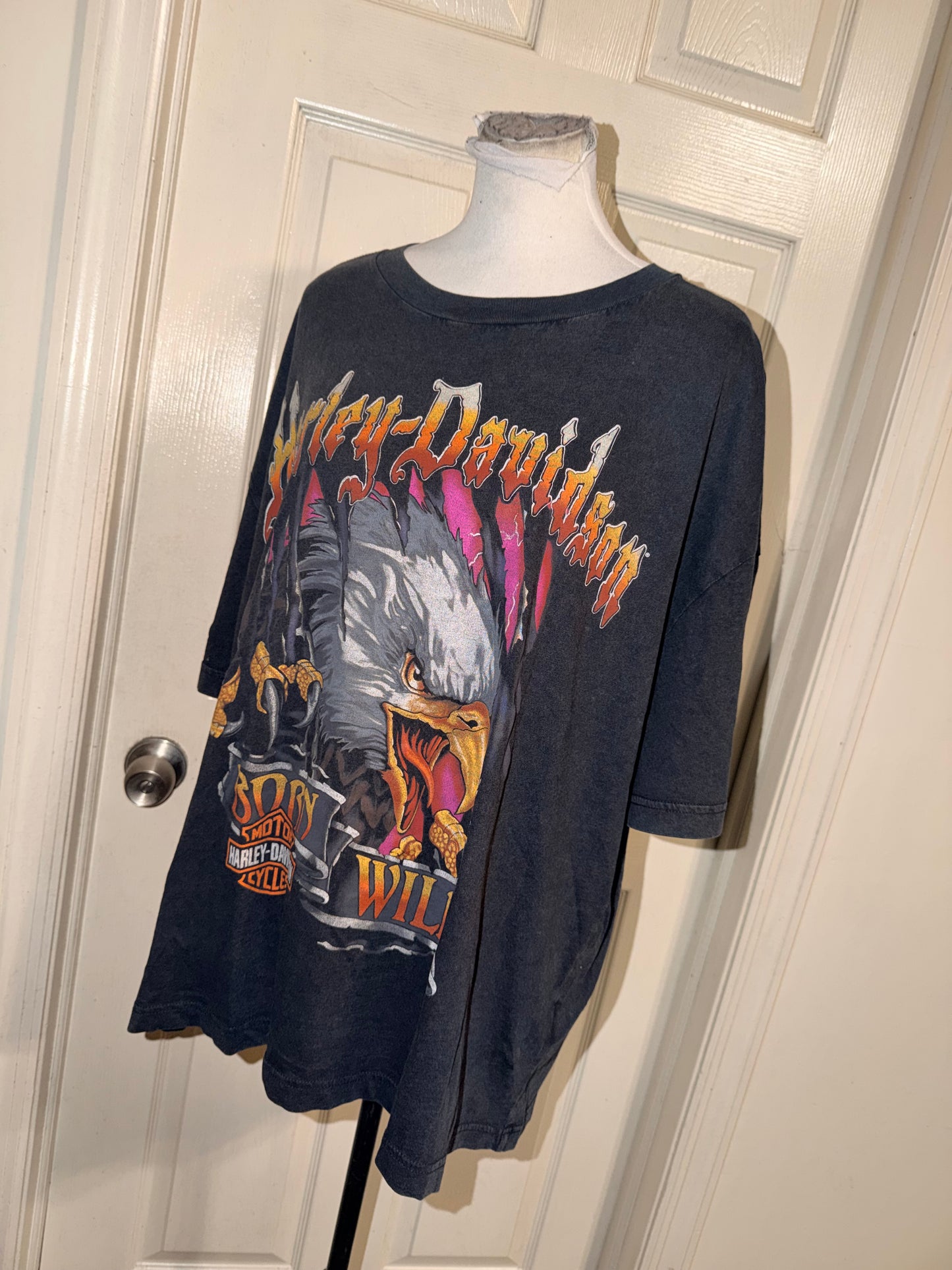 Harley Davidson Oversized Distressed Tee