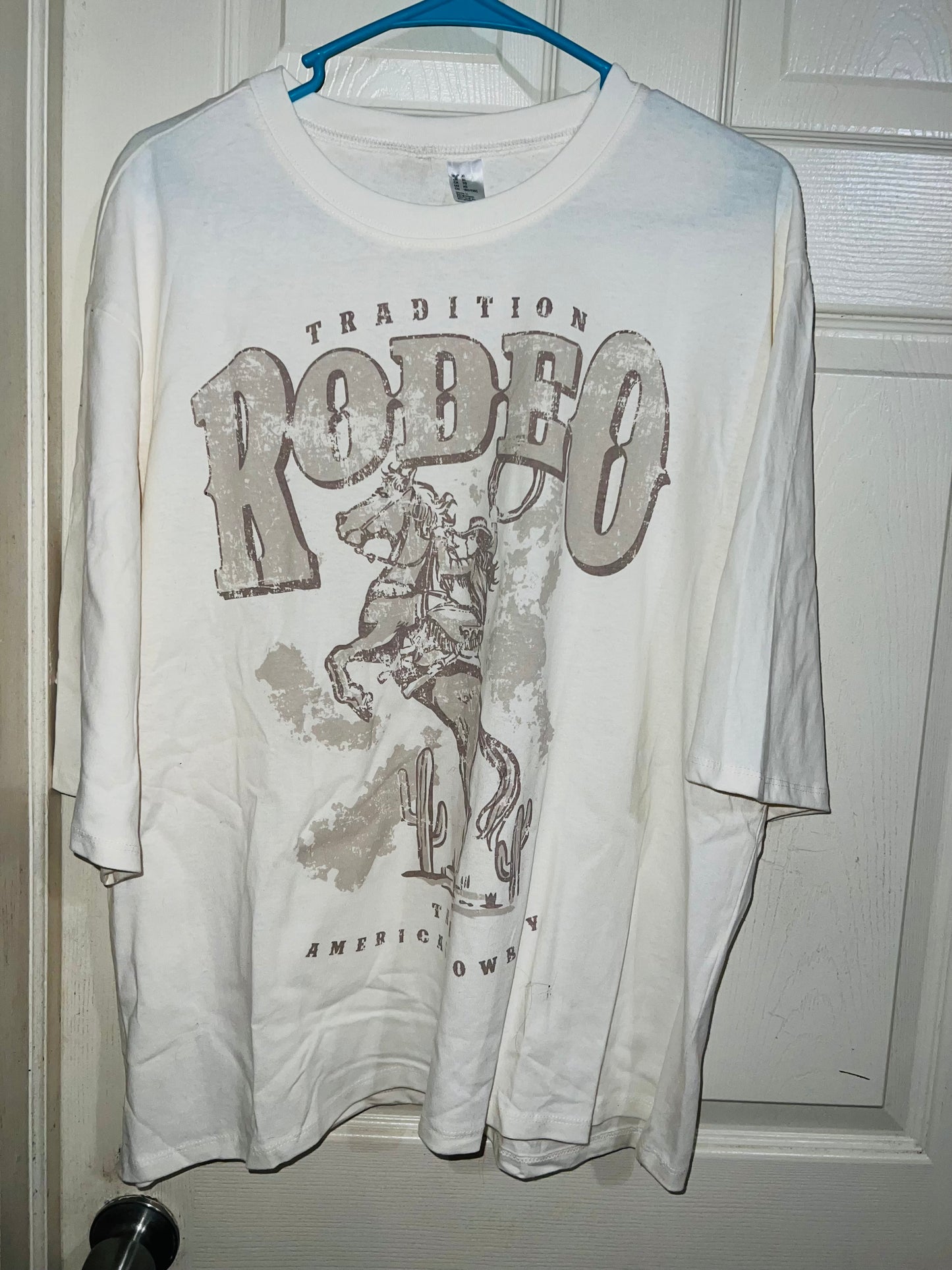 Rodeo Oversized Distressed Tee