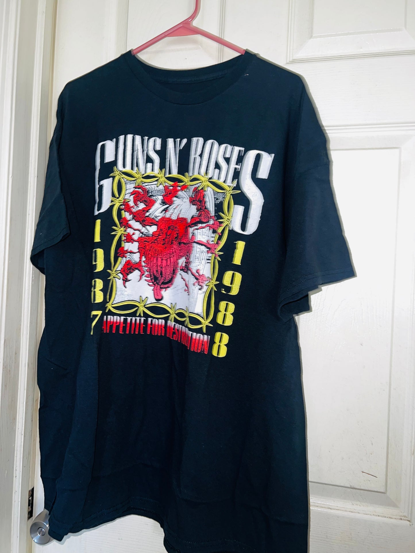 Guns n Roses Double Sided Distressed Tee 87-88