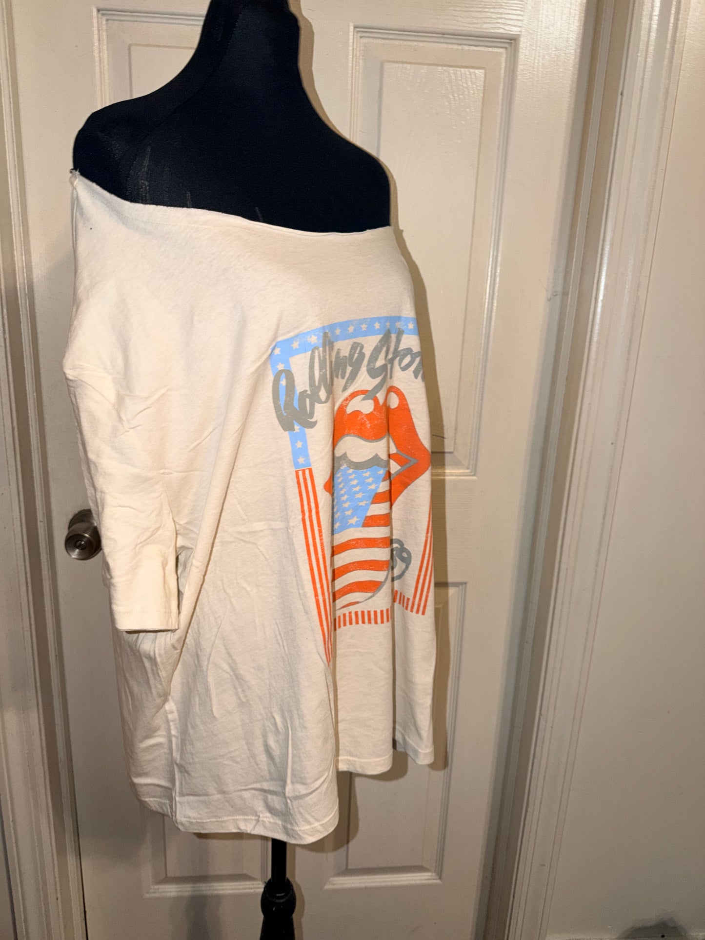 The Rolling Stones OFTS Oversized Distressed Tee