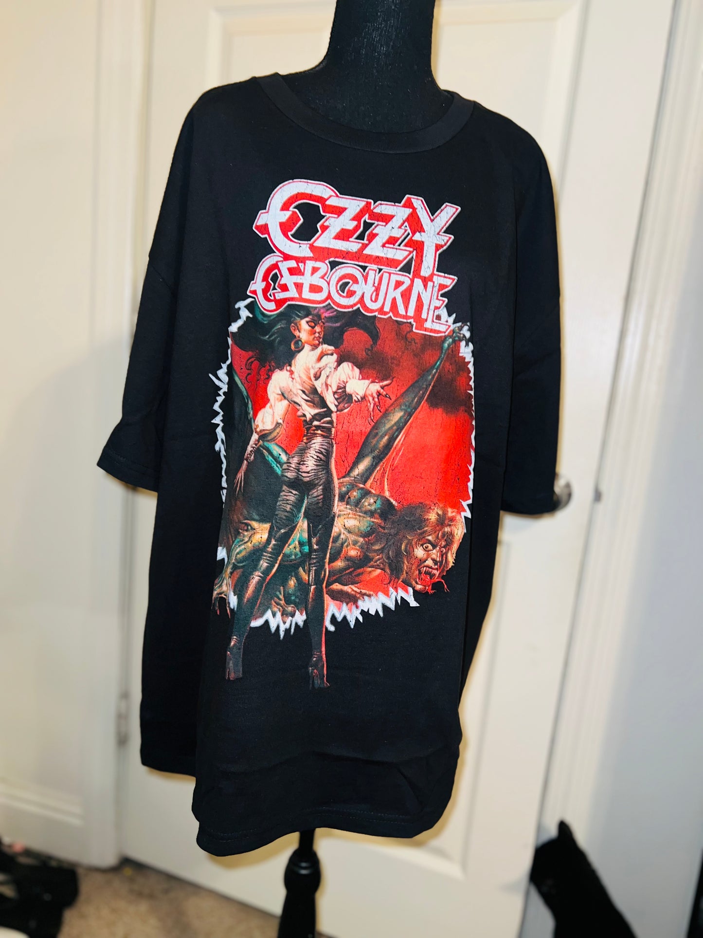 Ozzy Osbourne Oversized Distressed Tee