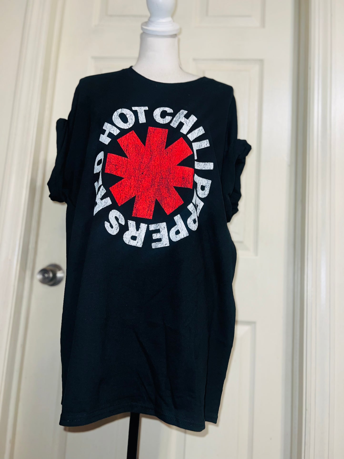 Red Hot Chili Peppers Oversized Distressed Tee