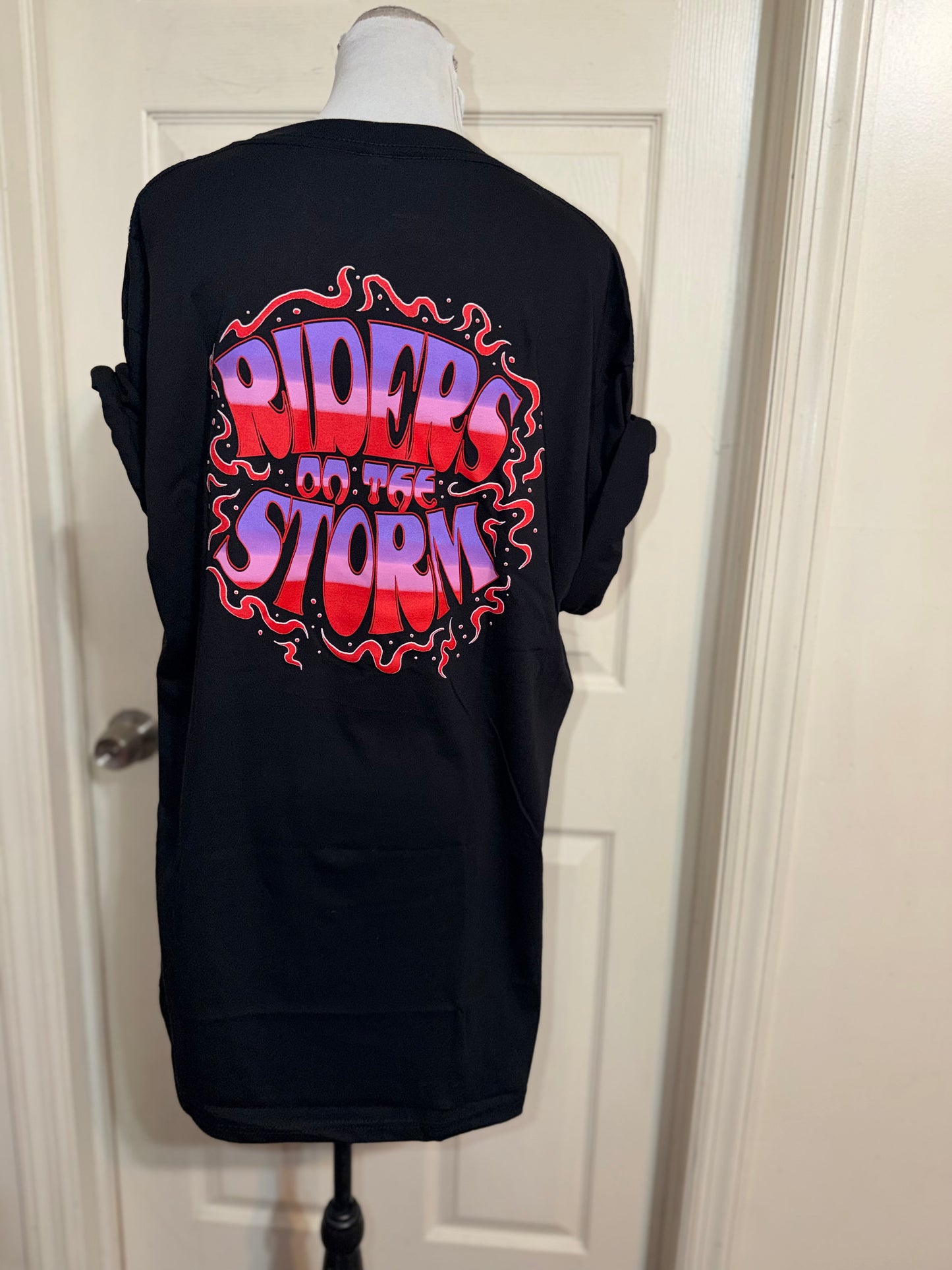 The Doors Double Sided Oversized Distressed Tee
