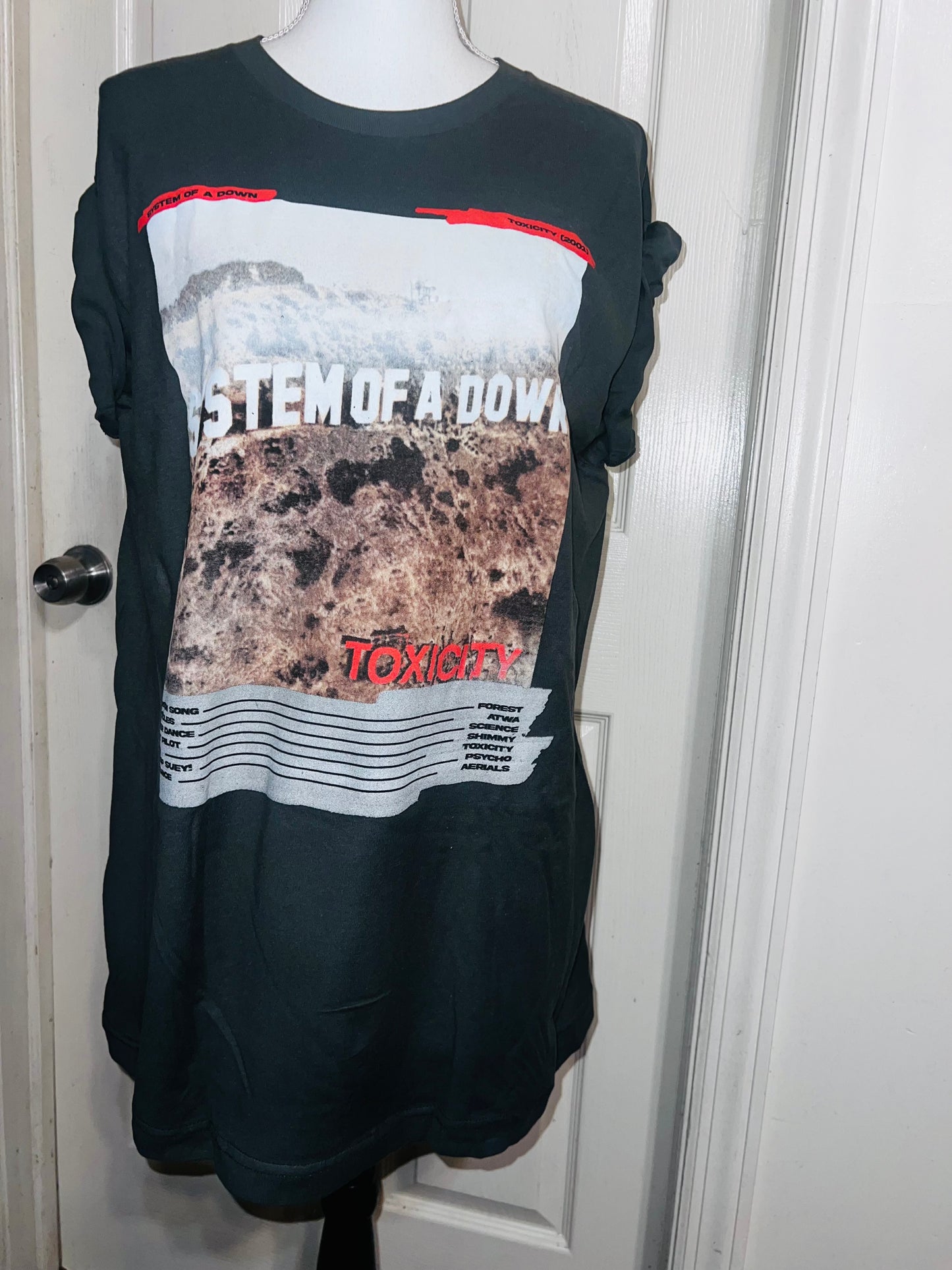 System of a Down Oversized Distressed Tee