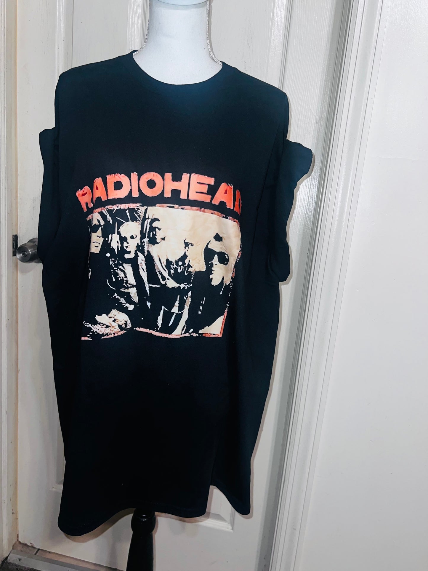 Radiohead Oversized Distressed Tee