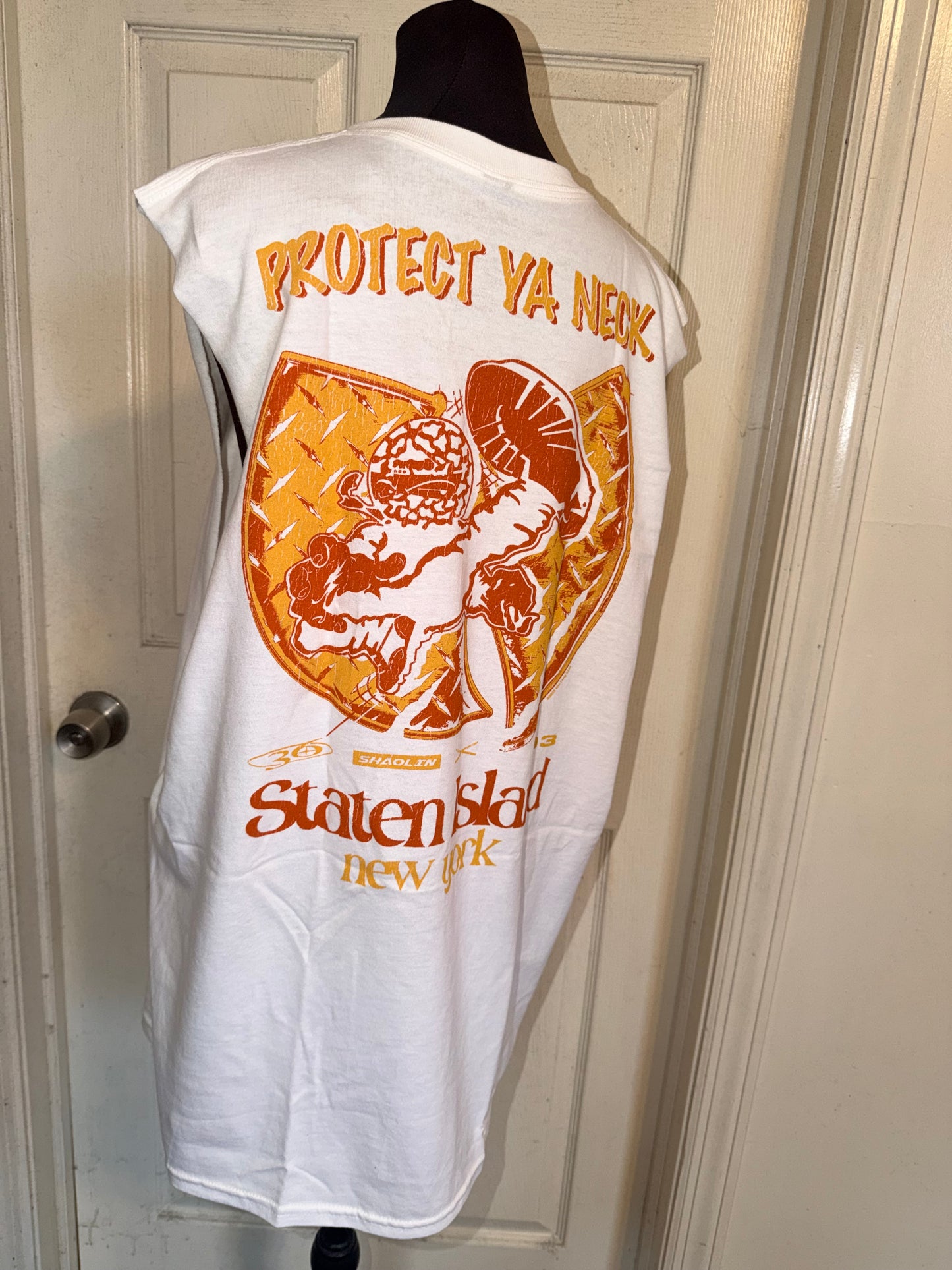 Wu-Tang Clan Double Sided Oversized Distressed Tank