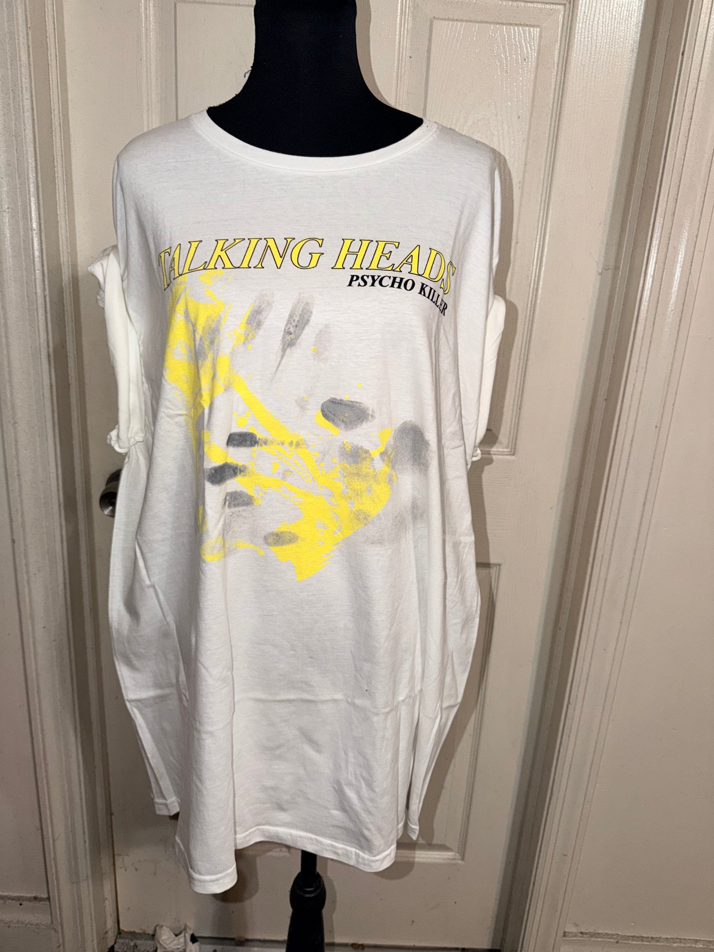 The Talking Heads Oversized Distressed Tee