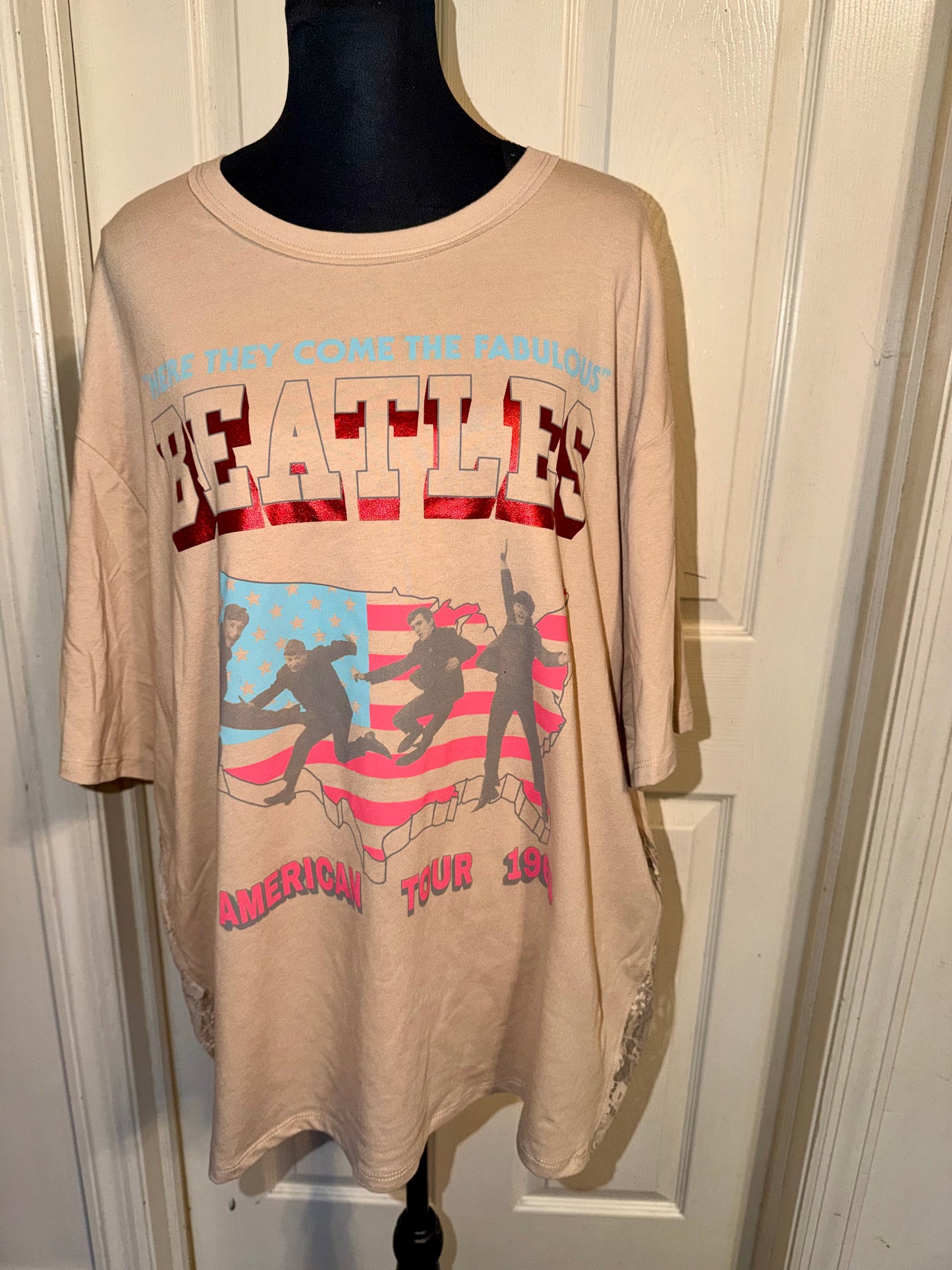 The Beatles Lace Oversized Tee