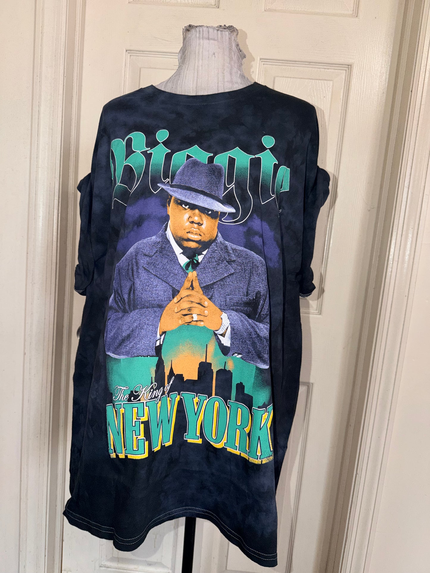 Biggie Smalls Oversized Distressed Tee