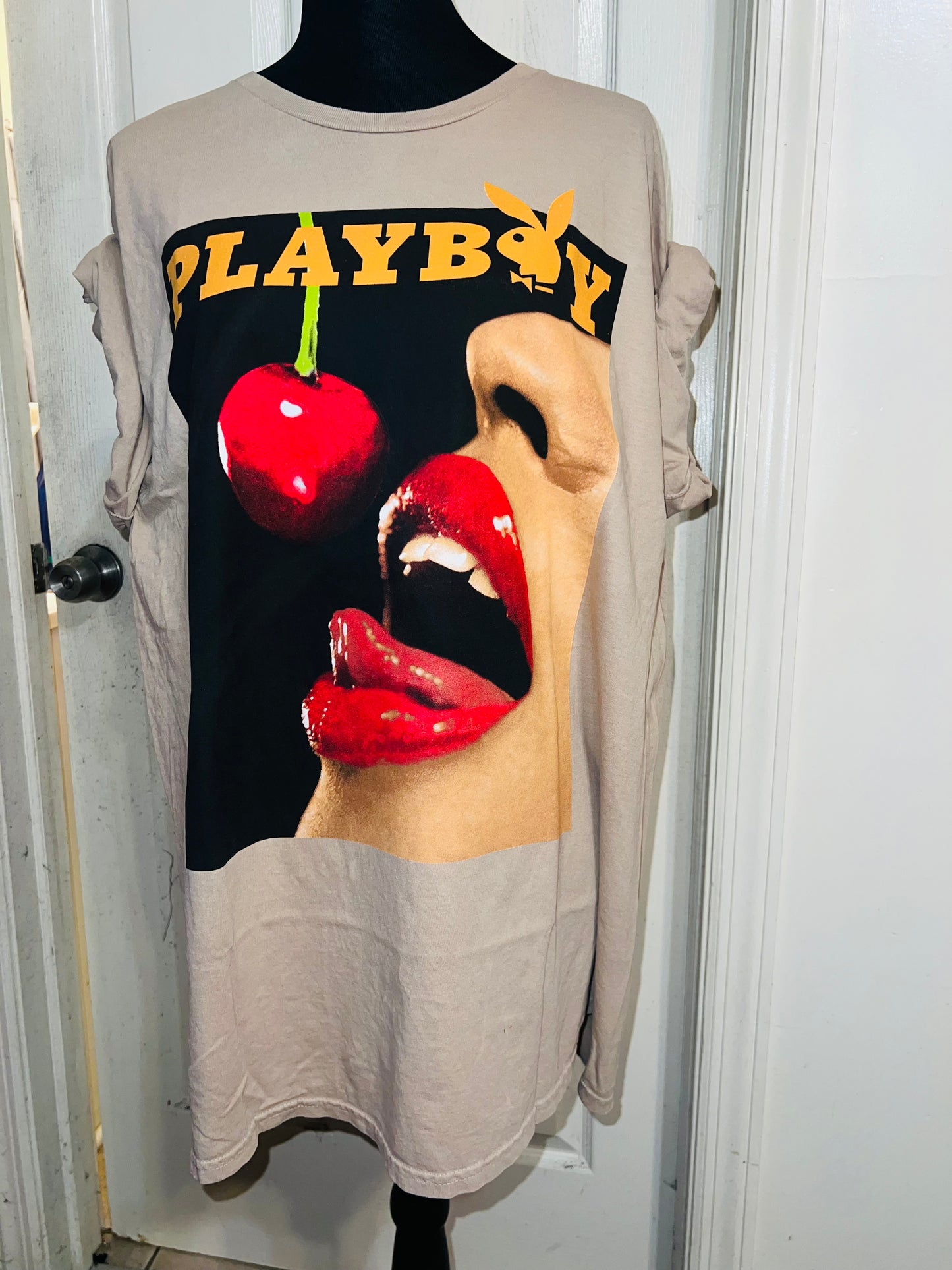 Playboy Vintage Cover Oversized Distressed Tee