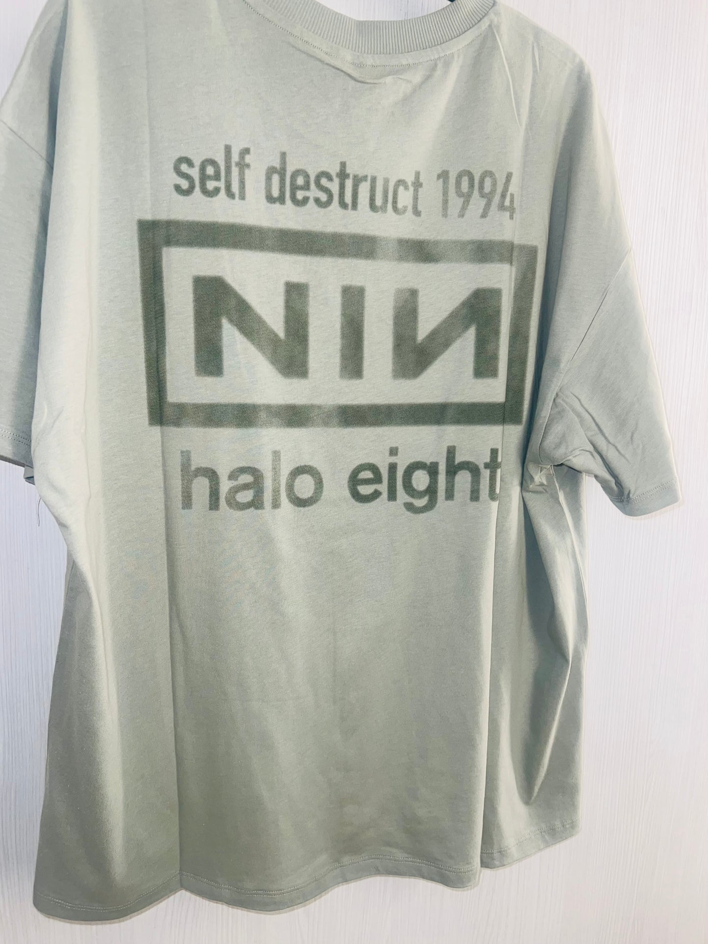 Nine Inch Nails Double Sided Oversized Distressed Tees