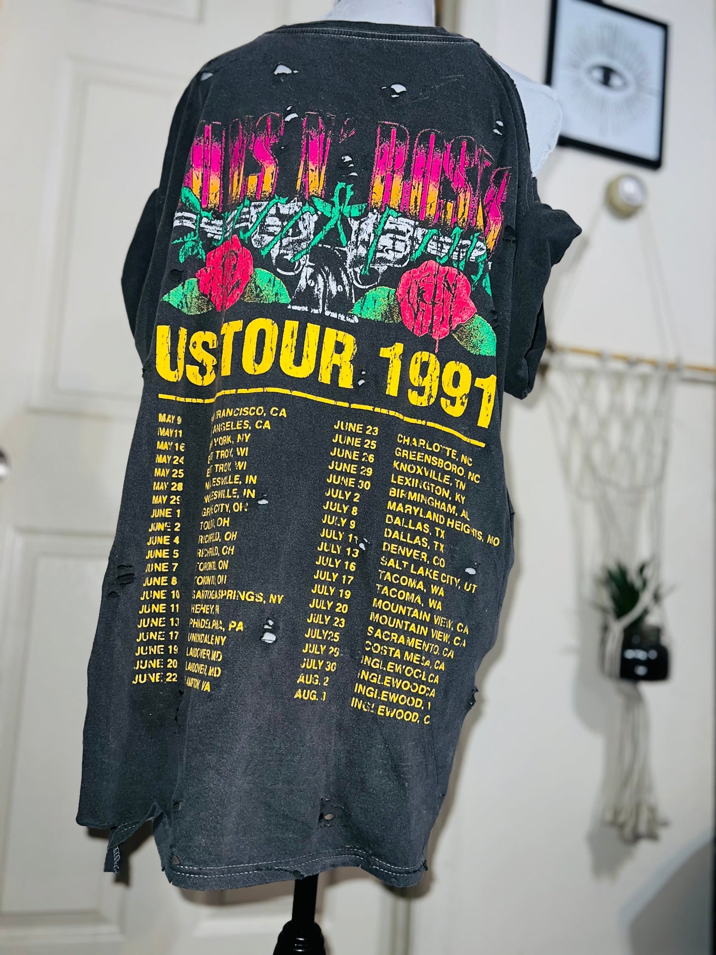 Guns n Roses Double Sided Oversized Tee/Dress