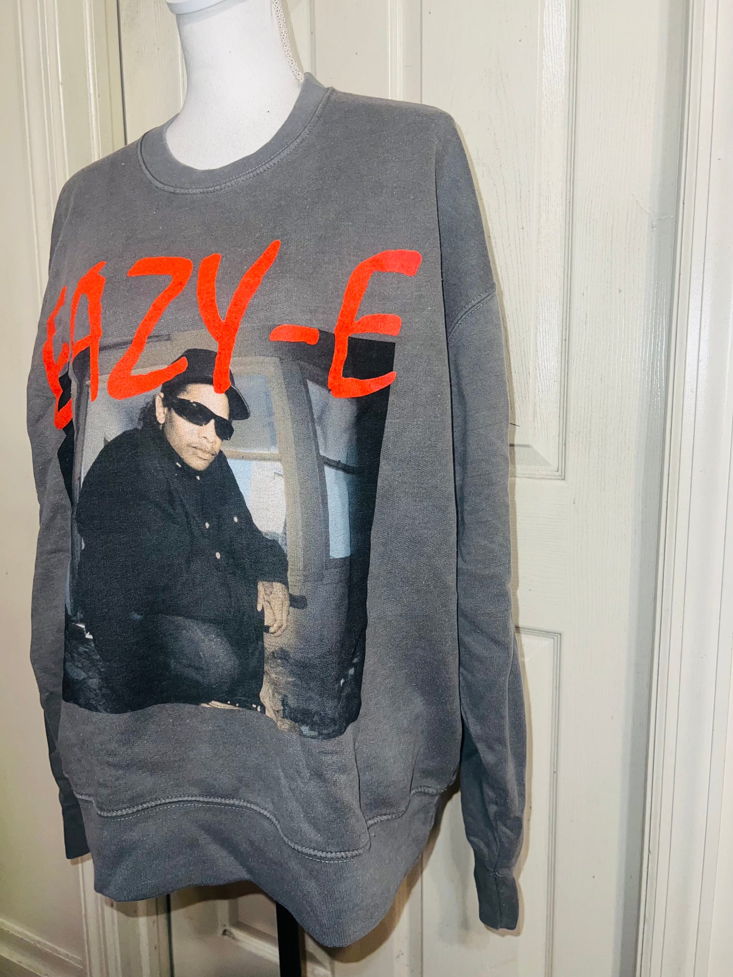 Eazy-E Oversized Distressed Sweatshirt