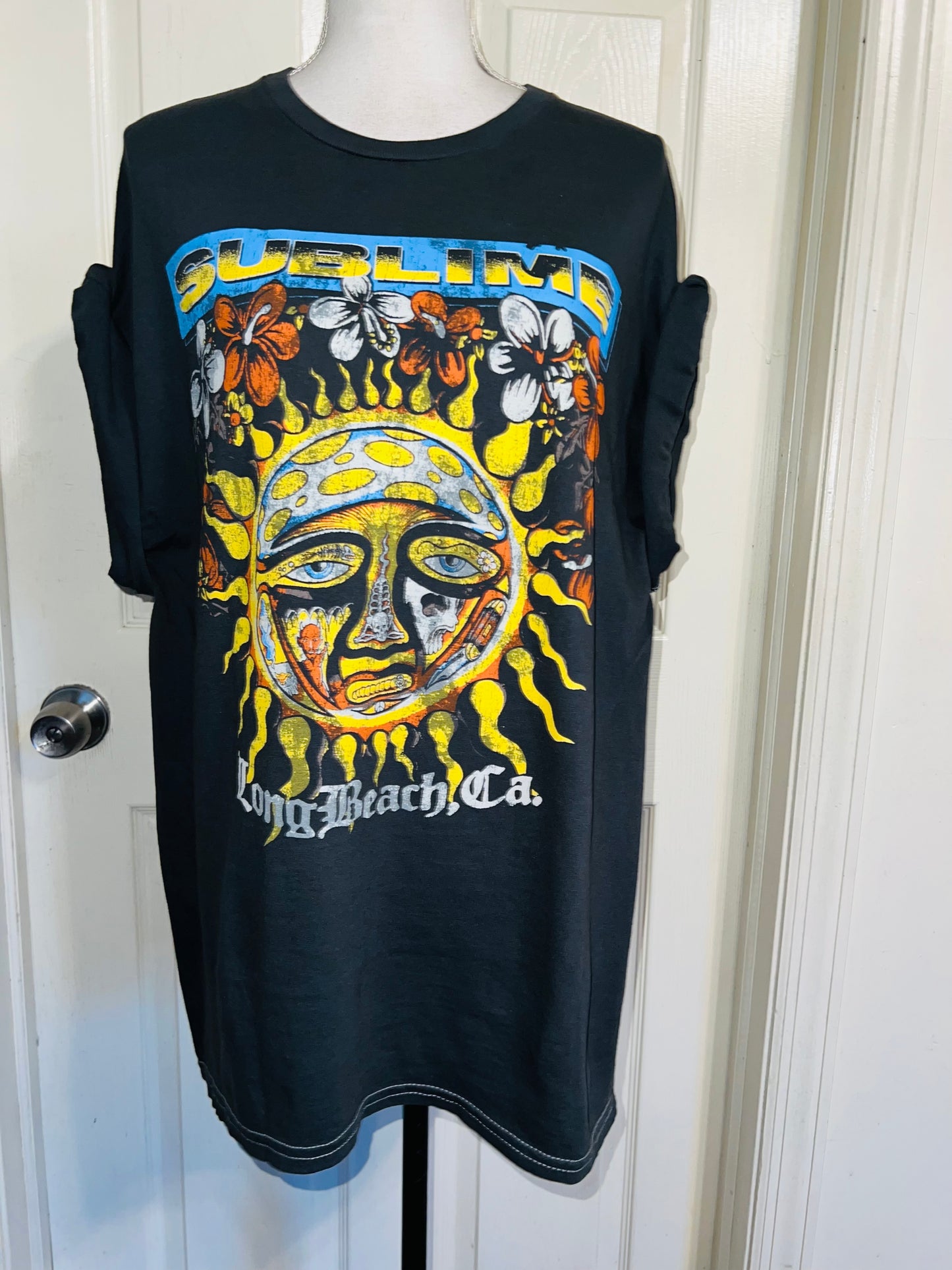 Sublime Double Sided Oversized Distressed Tee