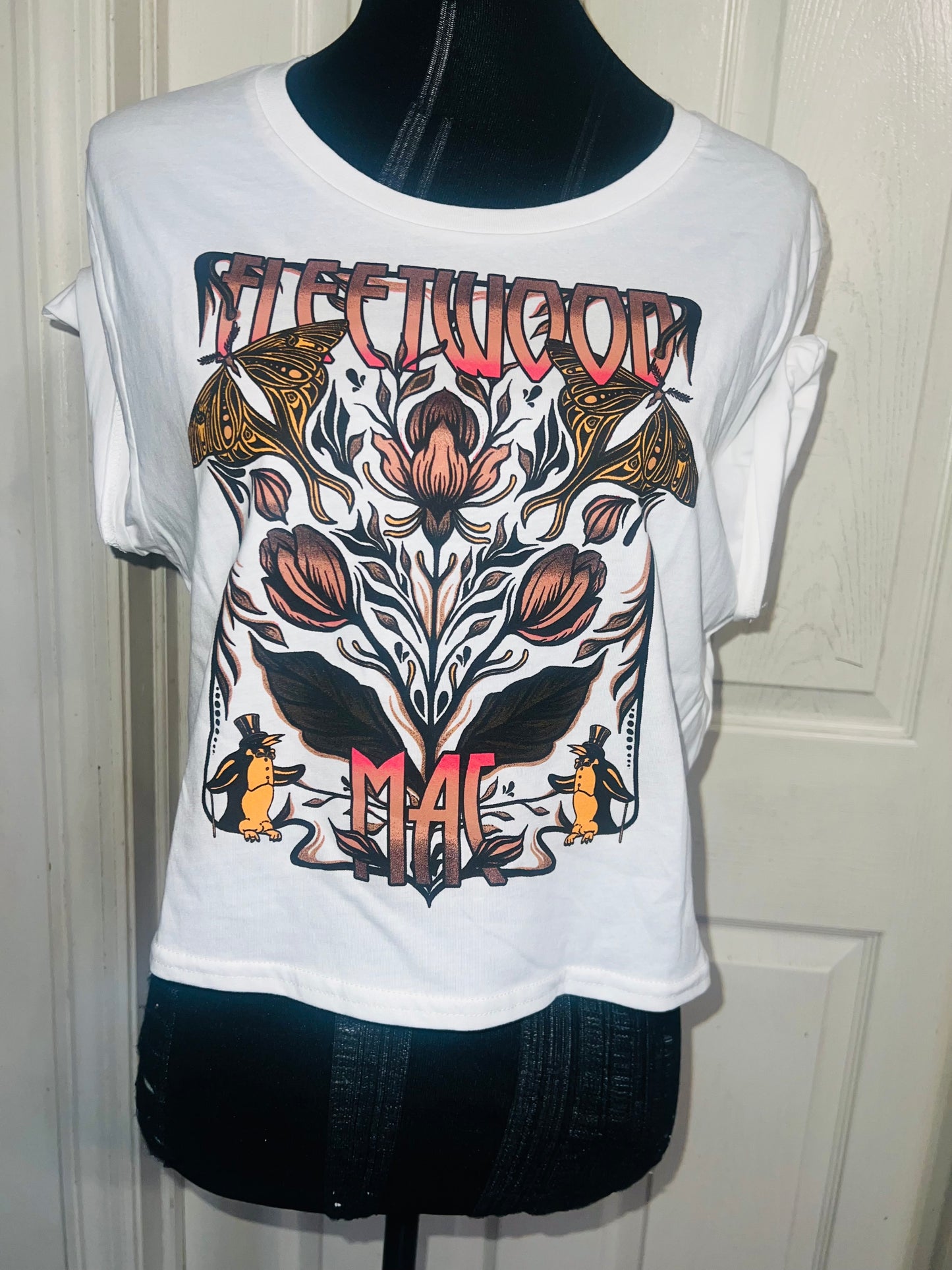 Fleetwood Mac Distressed Baby Tee