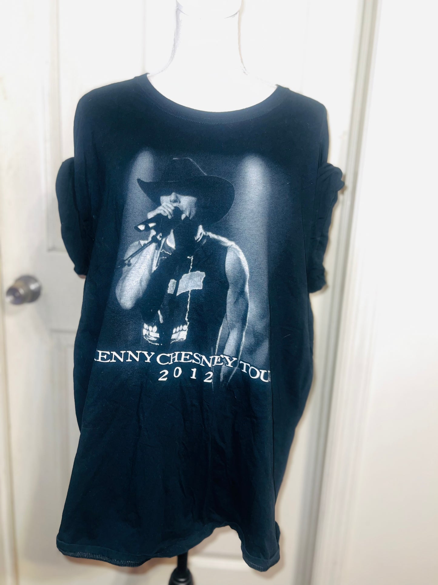 Kenny Chesney Double Sided Oversized Distressed Tee