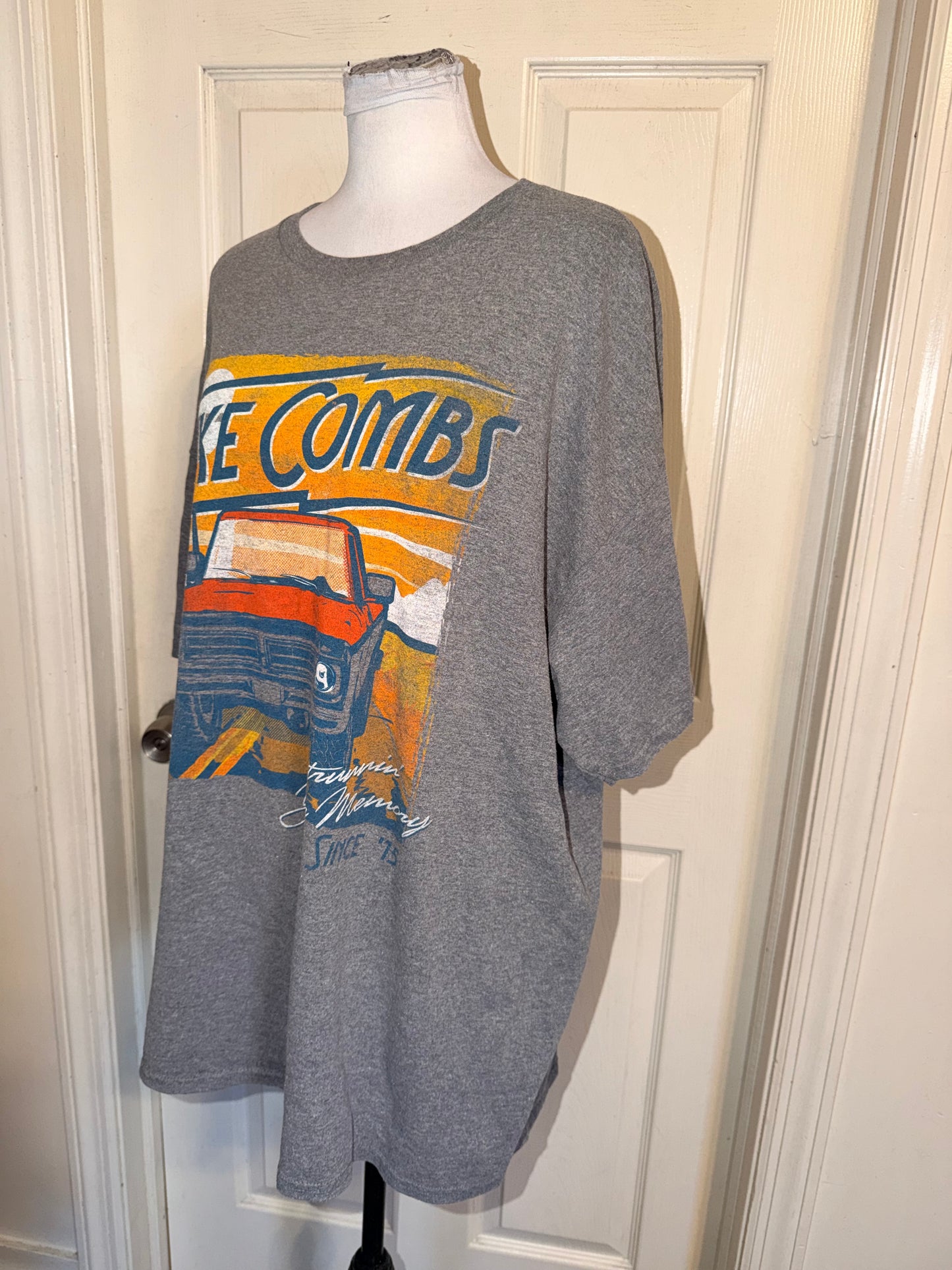 Luke Combs Oversized Distressed Tee