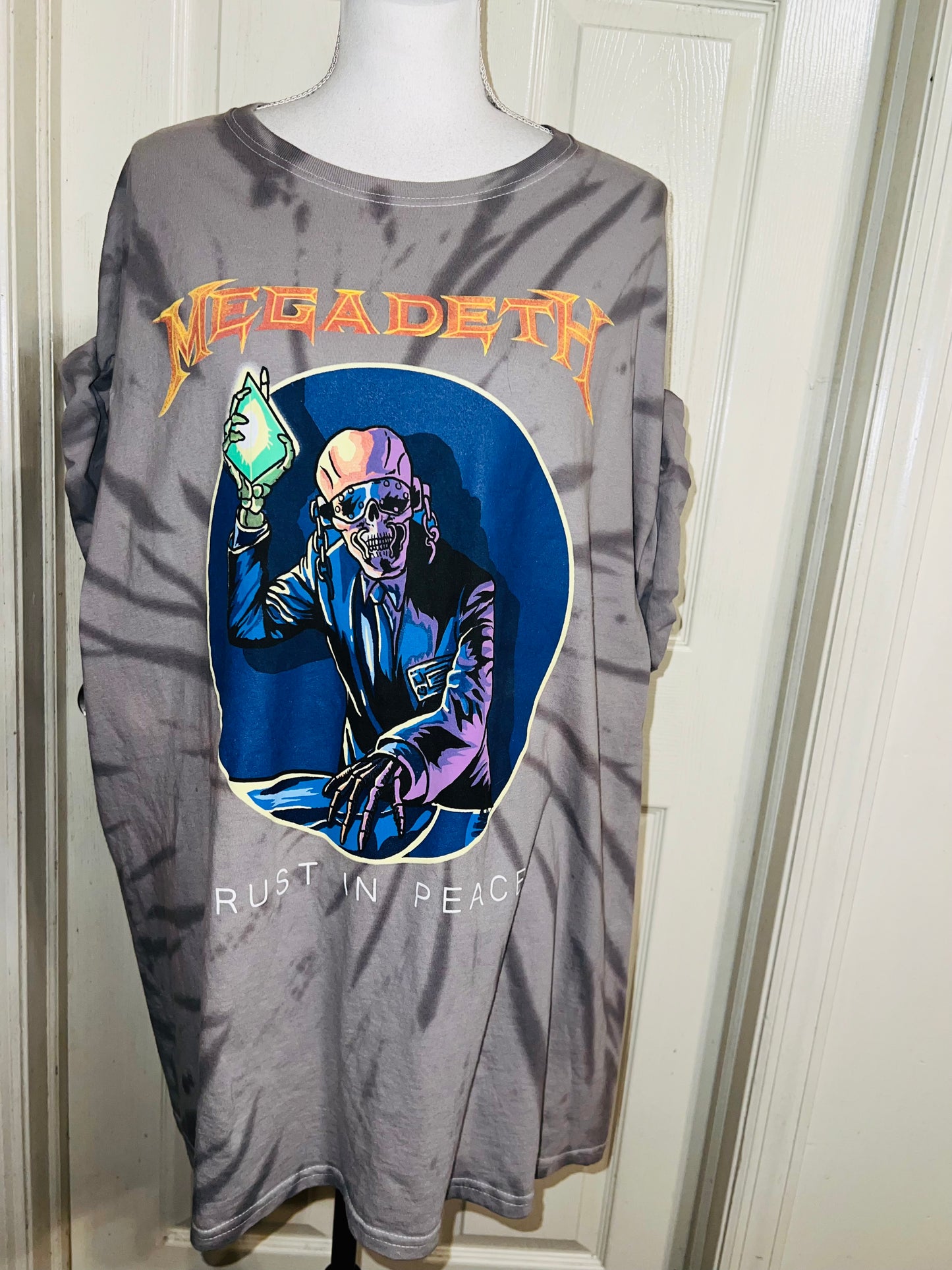 Megadeath Tie Dye Oversized Diss. Tee